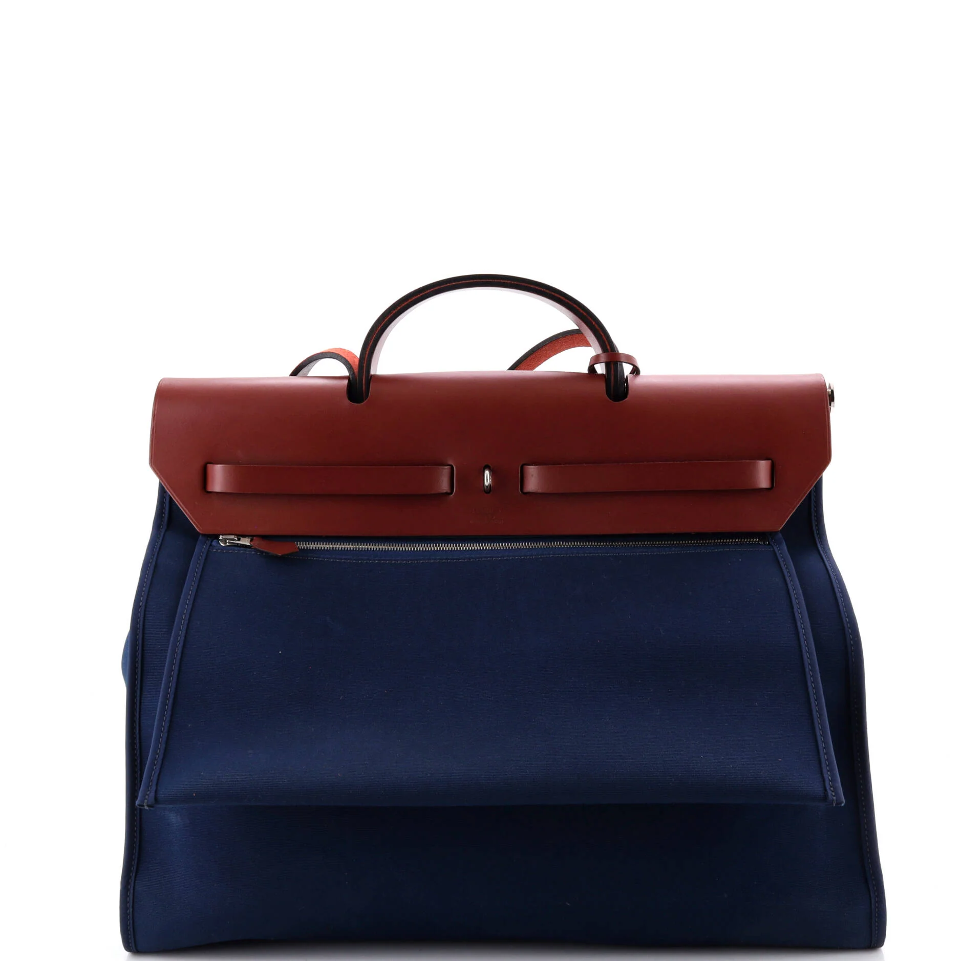 Herbag Zip Leather and Toile 39 - Image 4