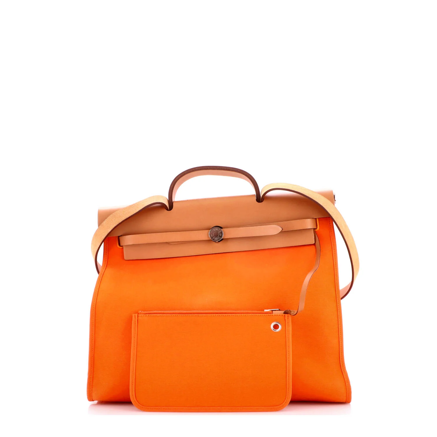 Herbag Zip Leather and Toile 39 - Image 2