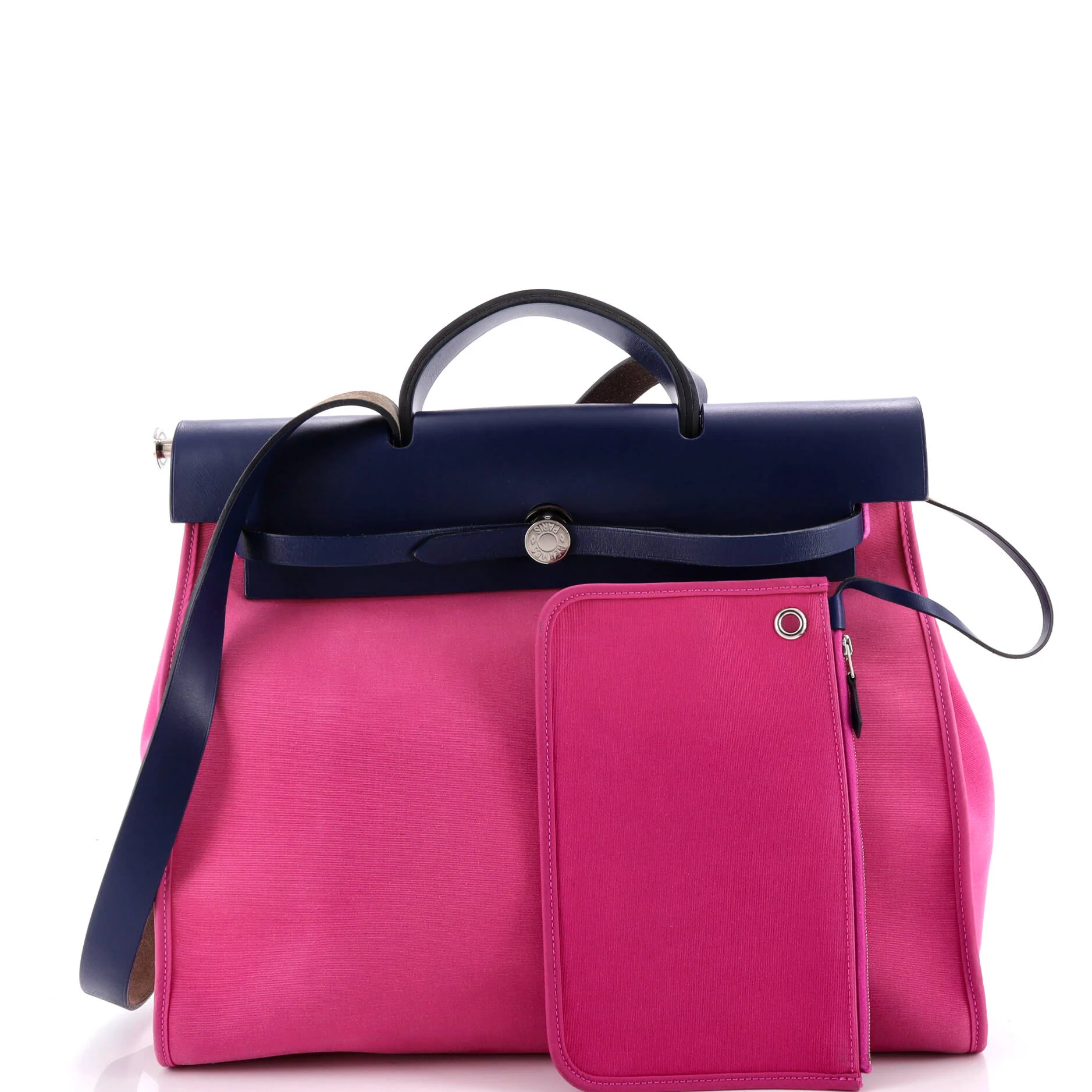 Herbag Zip Leather and Toile 39 - Image 2