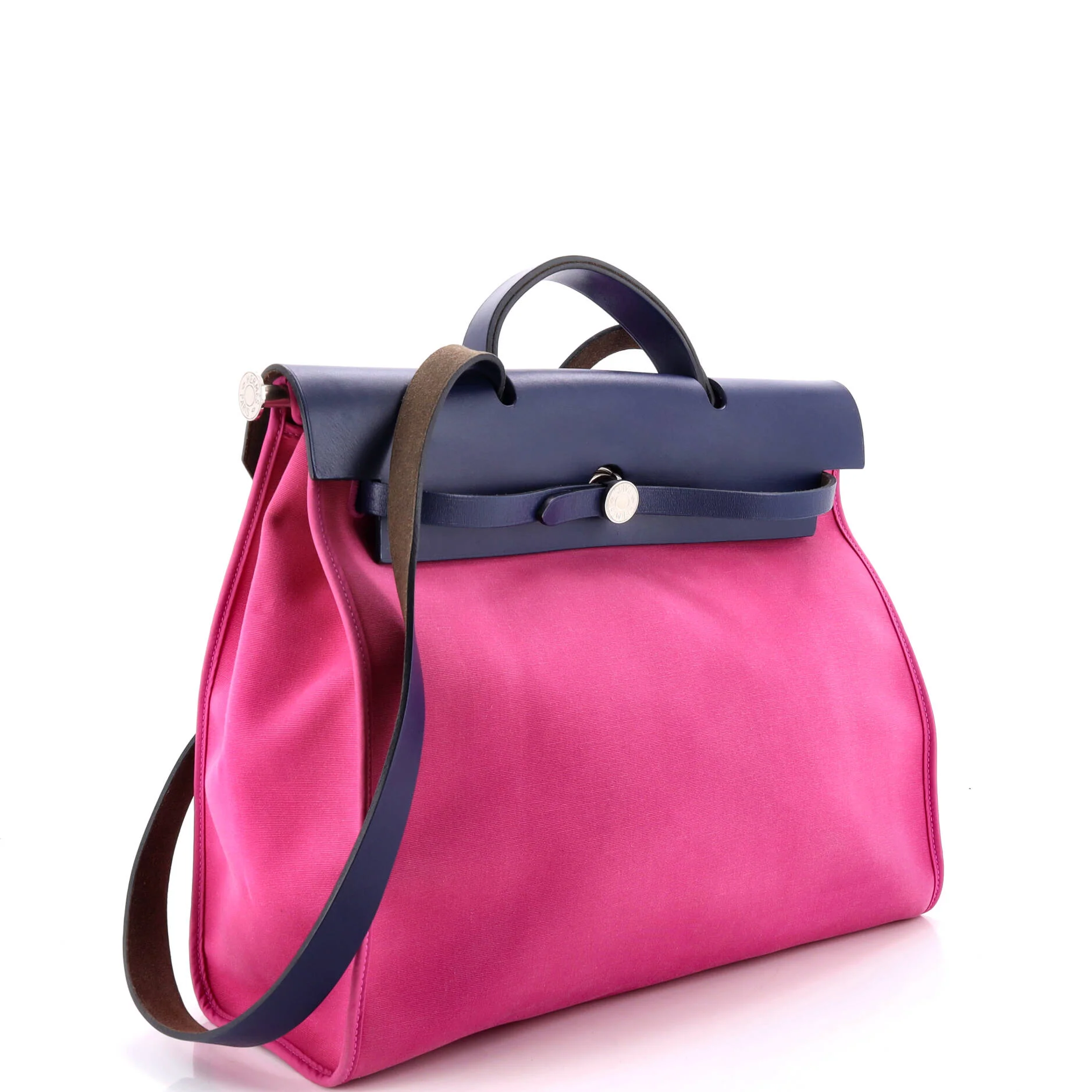 Herbag Zip Leather and Toile 39 - Image 3
