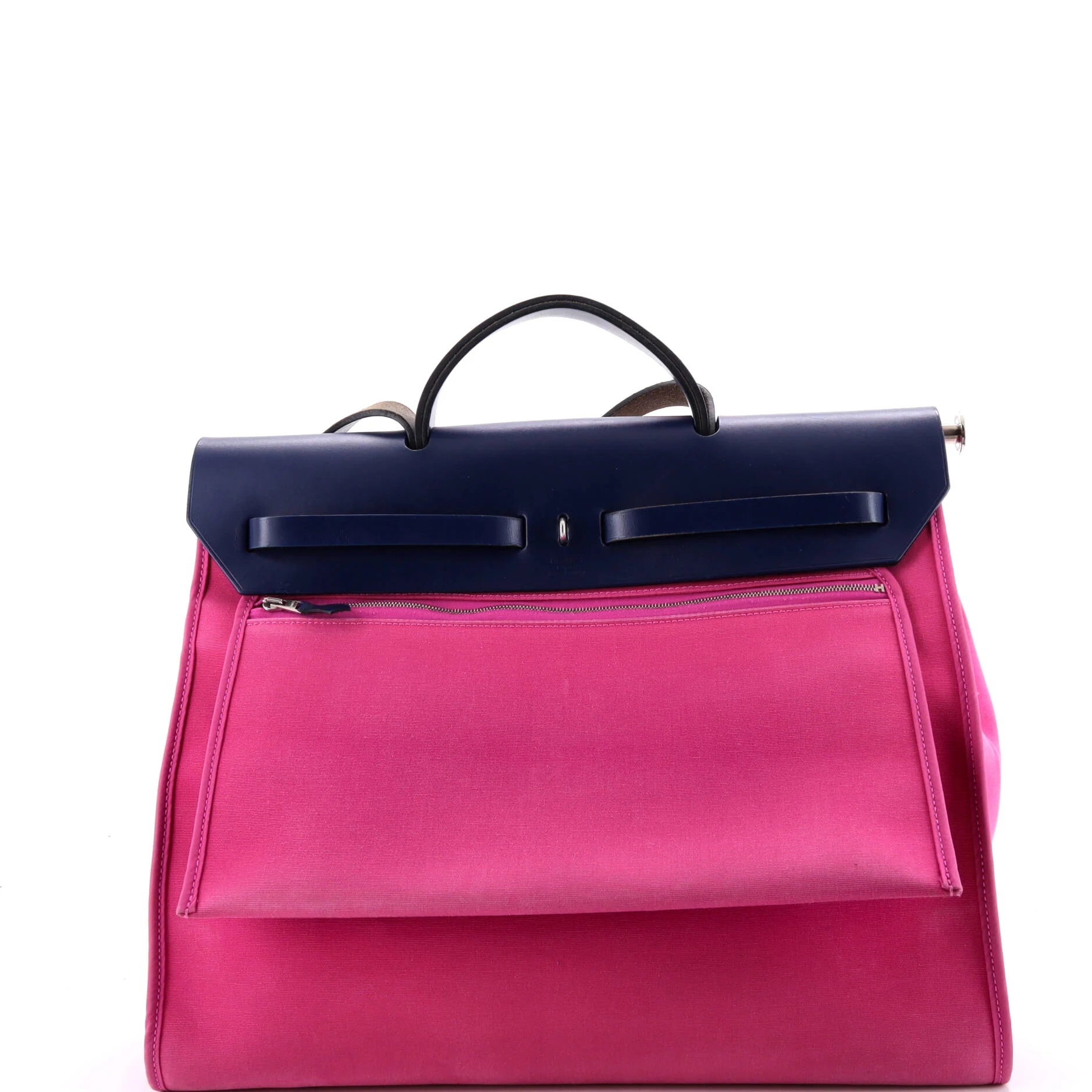 Herbag Zip Leather and Toile 39 - Image 4