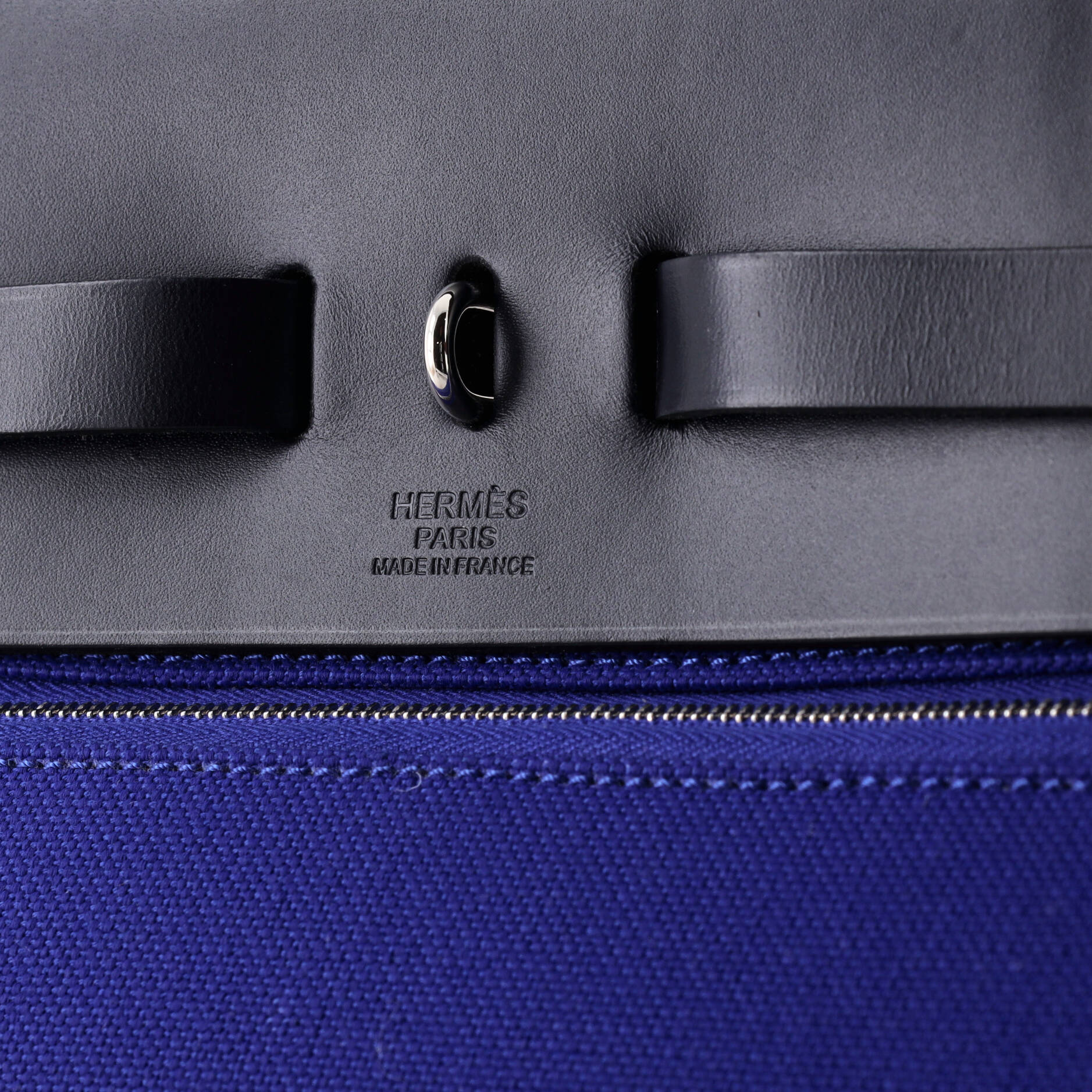 Herbag Zip Leather and Toile 39 - Image 7