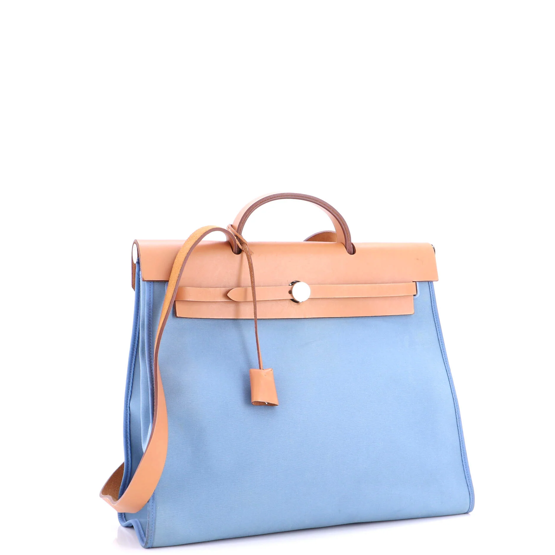 Herbag Zip Leather and Toile 39 - Image 3