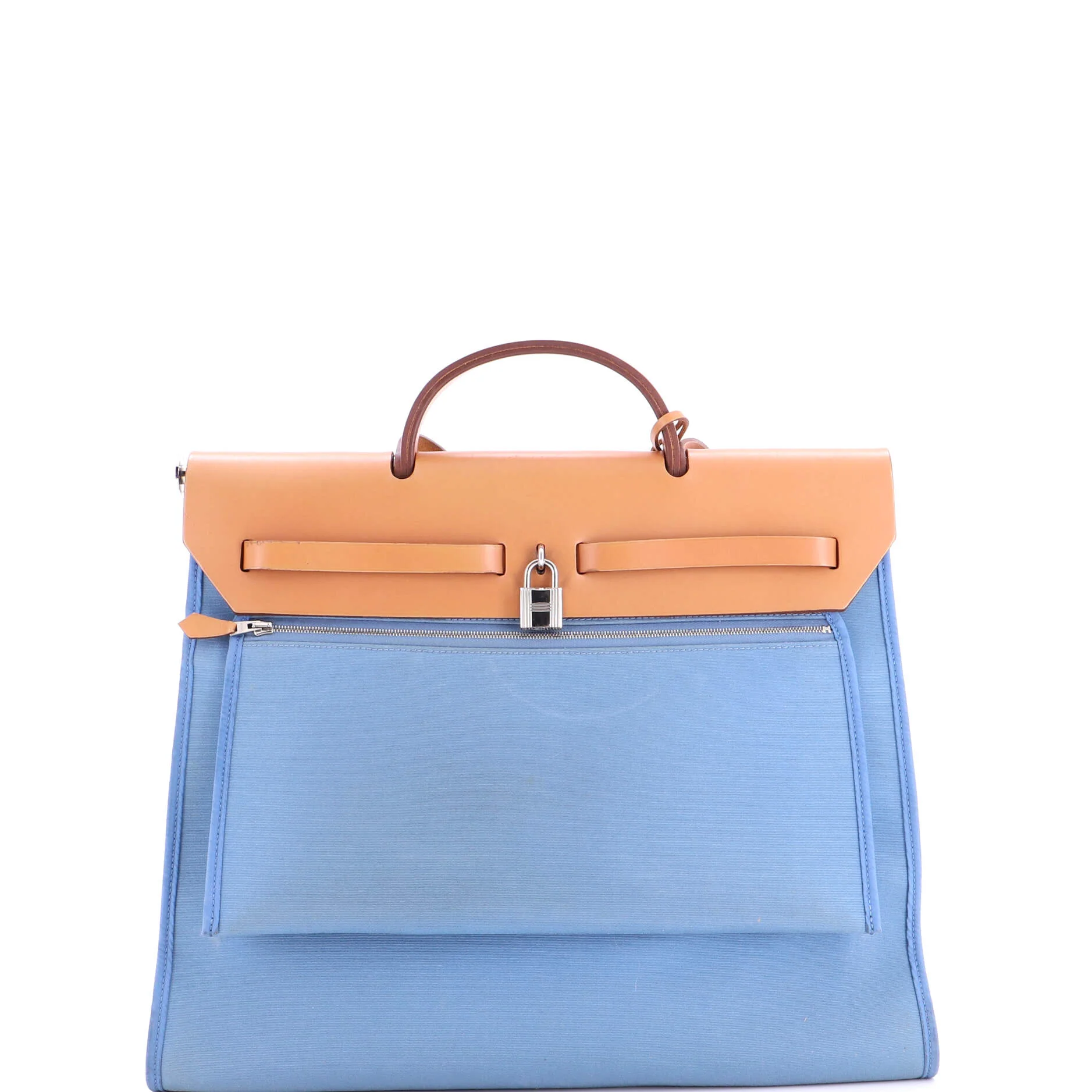 Herbag Zip Leather and Toile 39 - Image 5