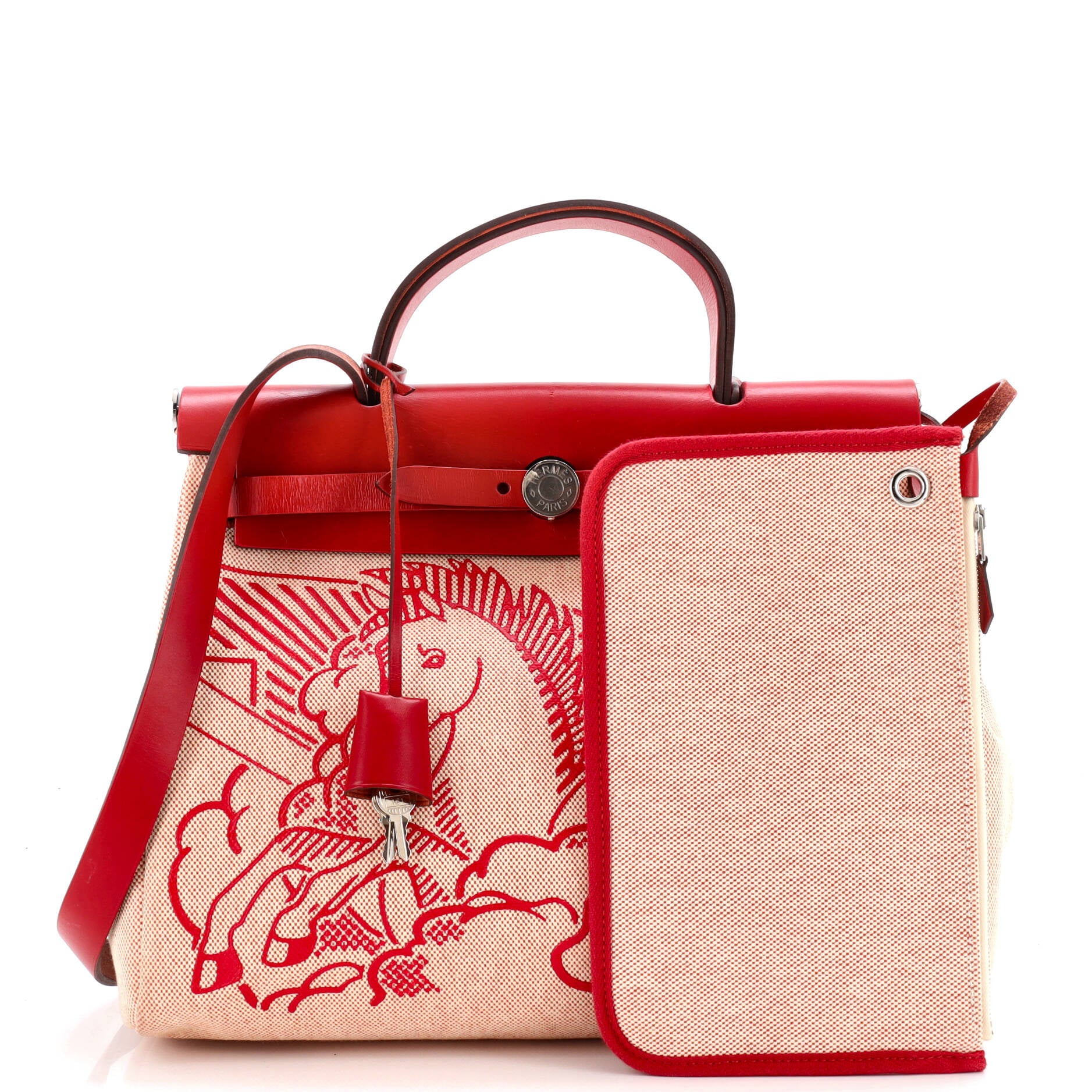 Herbag Zip Pegase Pop Toile and Leather 31 - Image 2