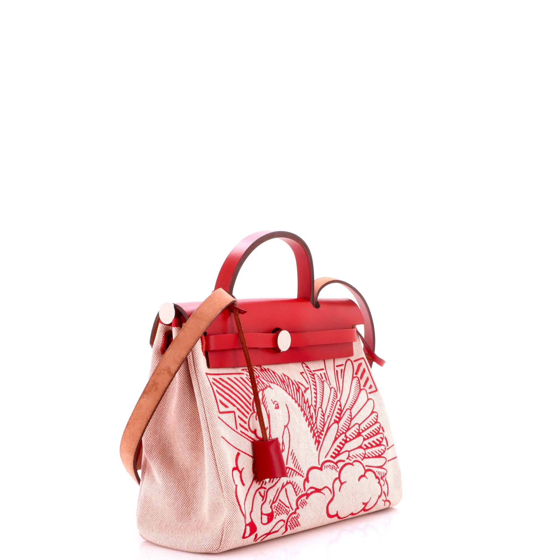 Herbag Zip Pegase Pop Toile and Leather 31 - Image 3
