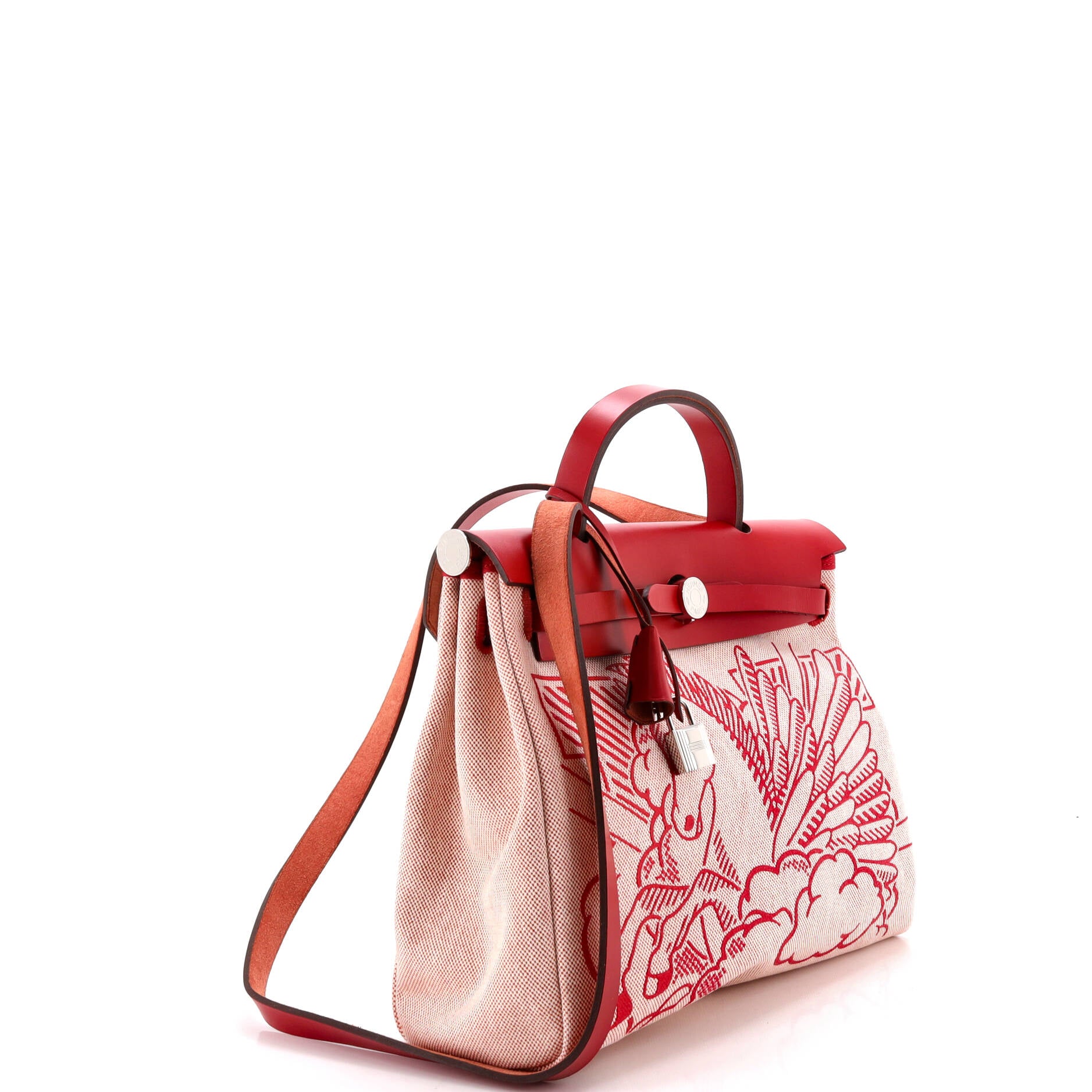 Herbag Zip Pegase Pop Toile and Leather 31 - Image 3