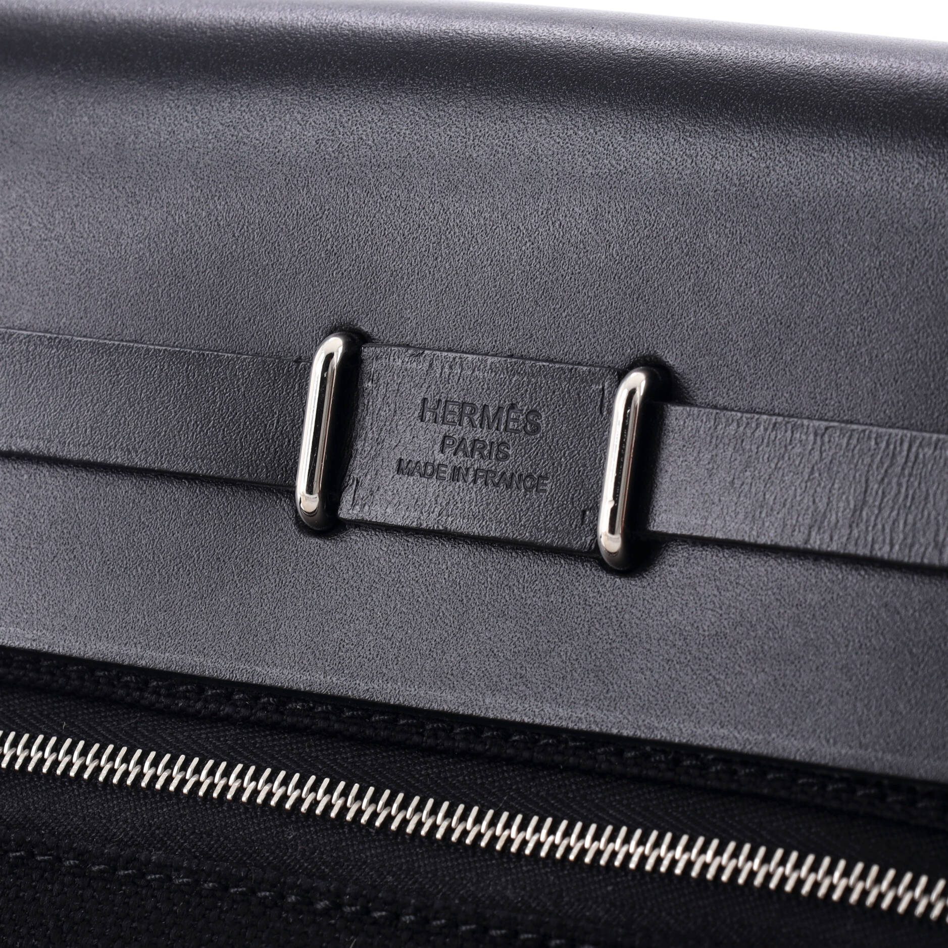 Herbag Zip Toile and Leather 20 - Image 6