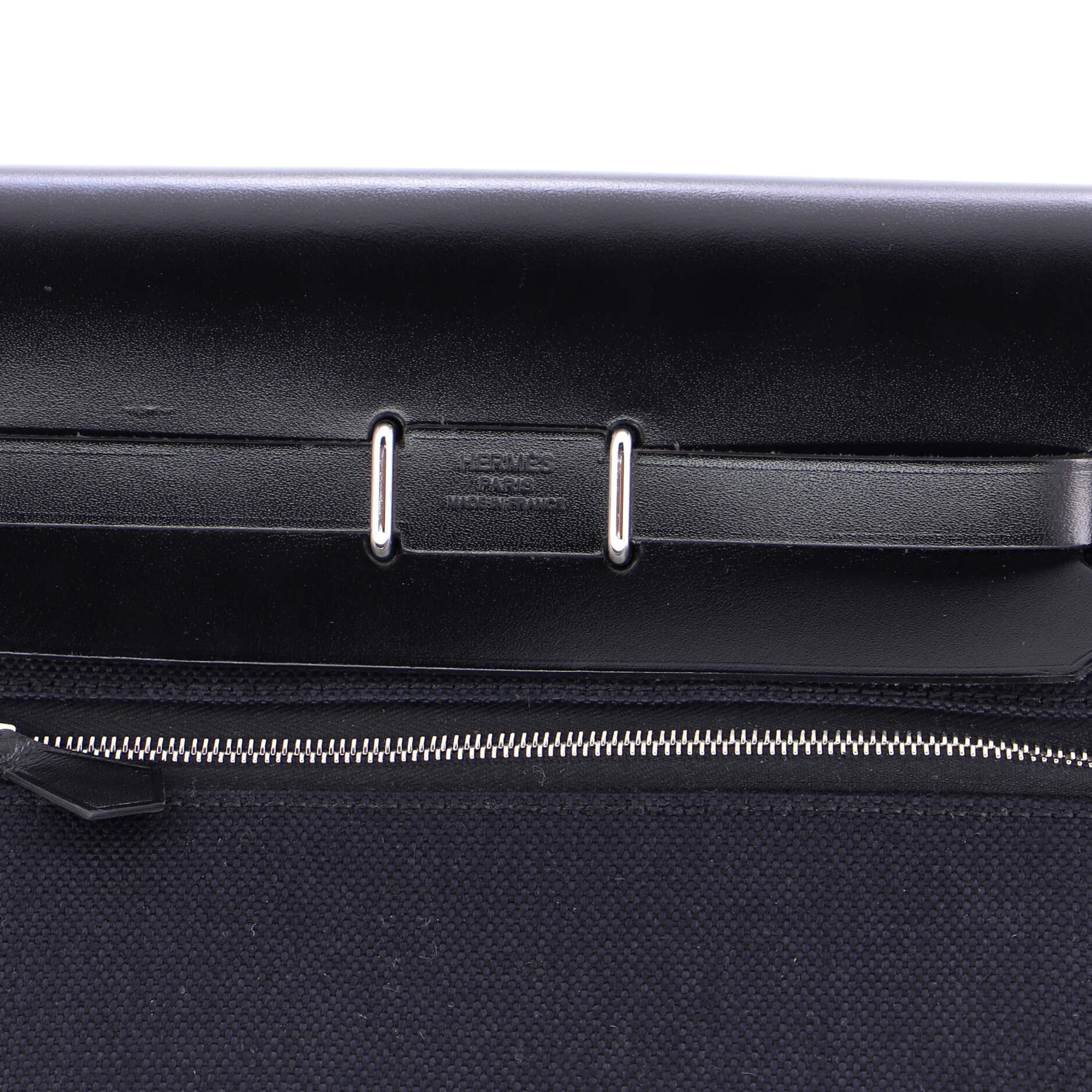 Herbag Zip Toile and Leather 20 - Image 7