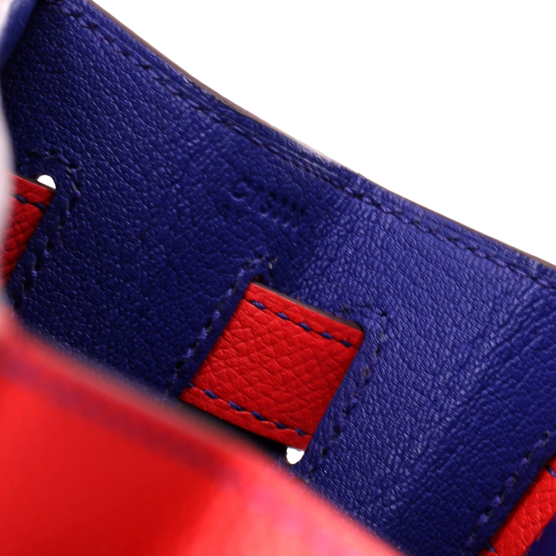 Kelly Handbag Bicolor Epsom with Brushed Palladium Hardware 32 - Image 7