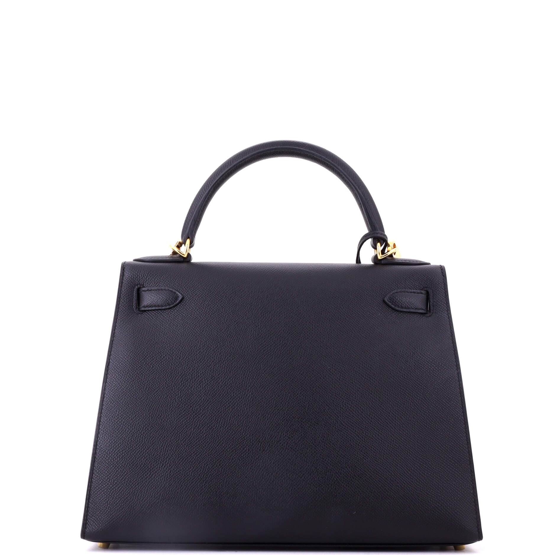 Kelly Handbag Noir Epsom with Gold Hardware 28 - Image 4