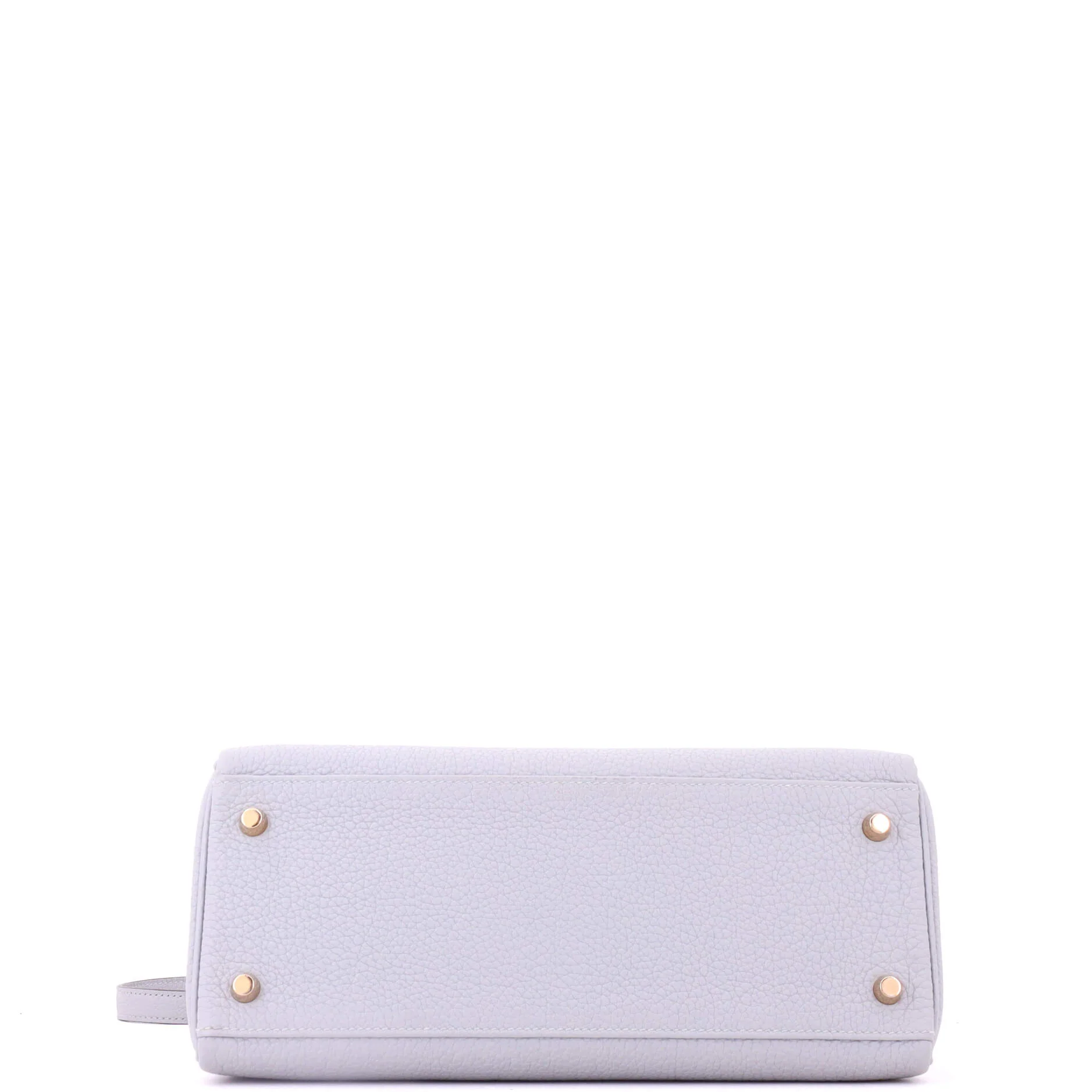 Kelly Handbag Bleu Glacier Togo with Gold Hardware 28 - Image 5