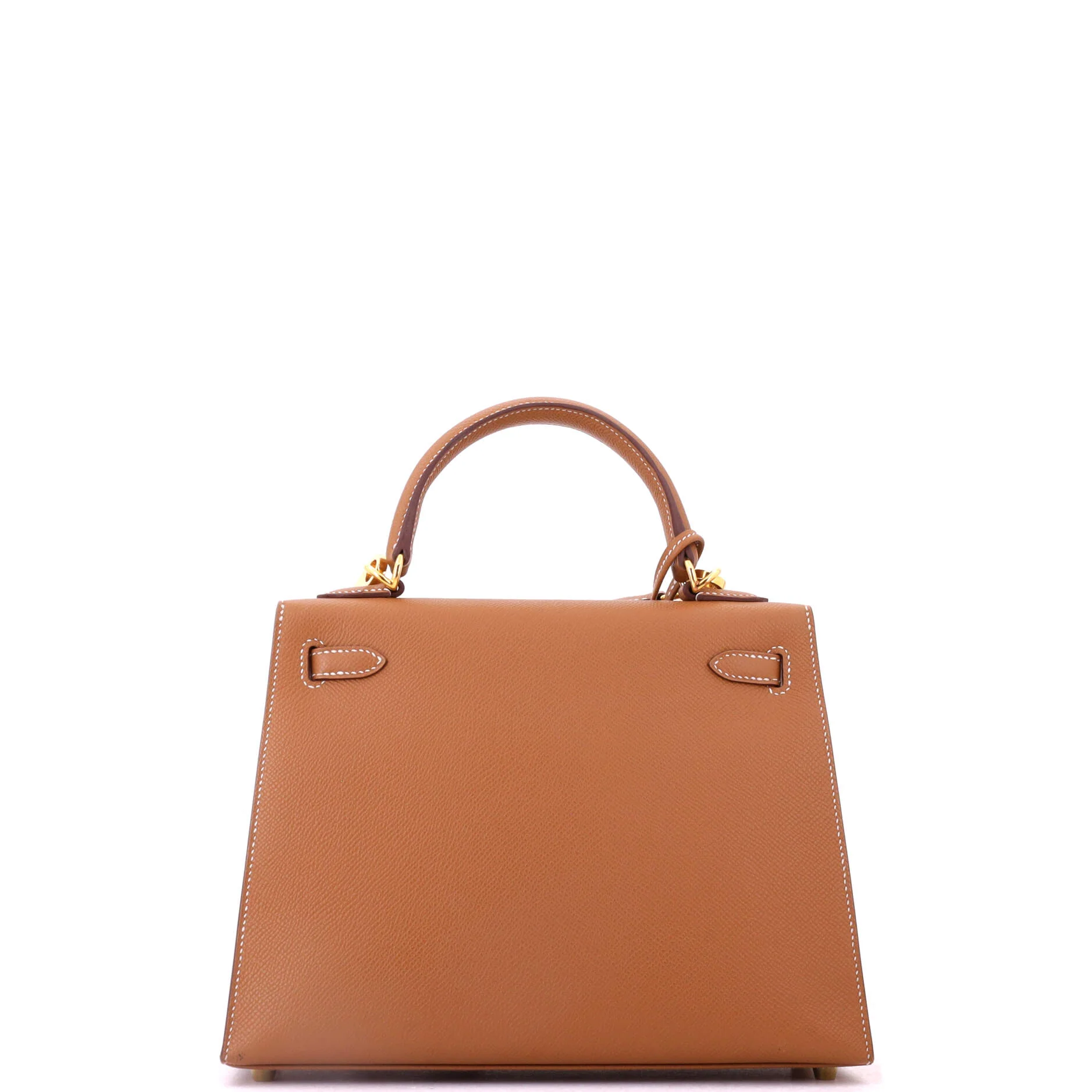 Kelly Handbag Gold Epsom with Gold Hardware 25 - Image 3