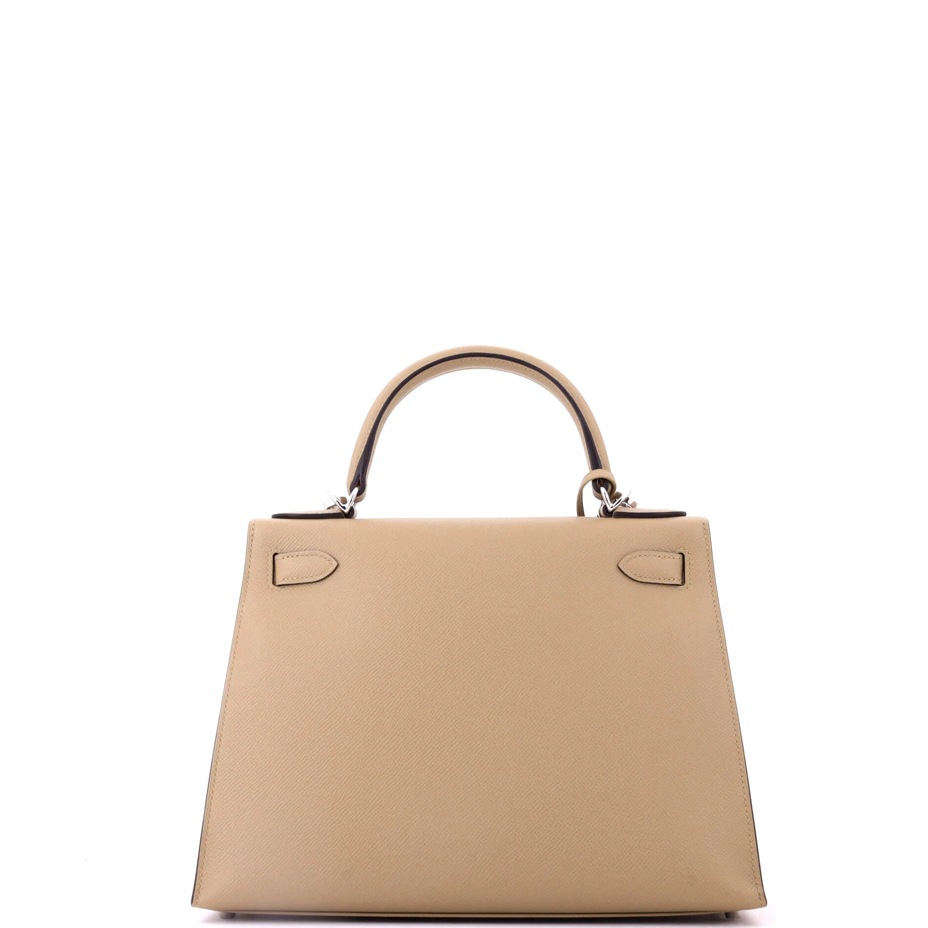 Kelly Handbag Poussiere Epsom with Palladium Hardware 28 - Image 4