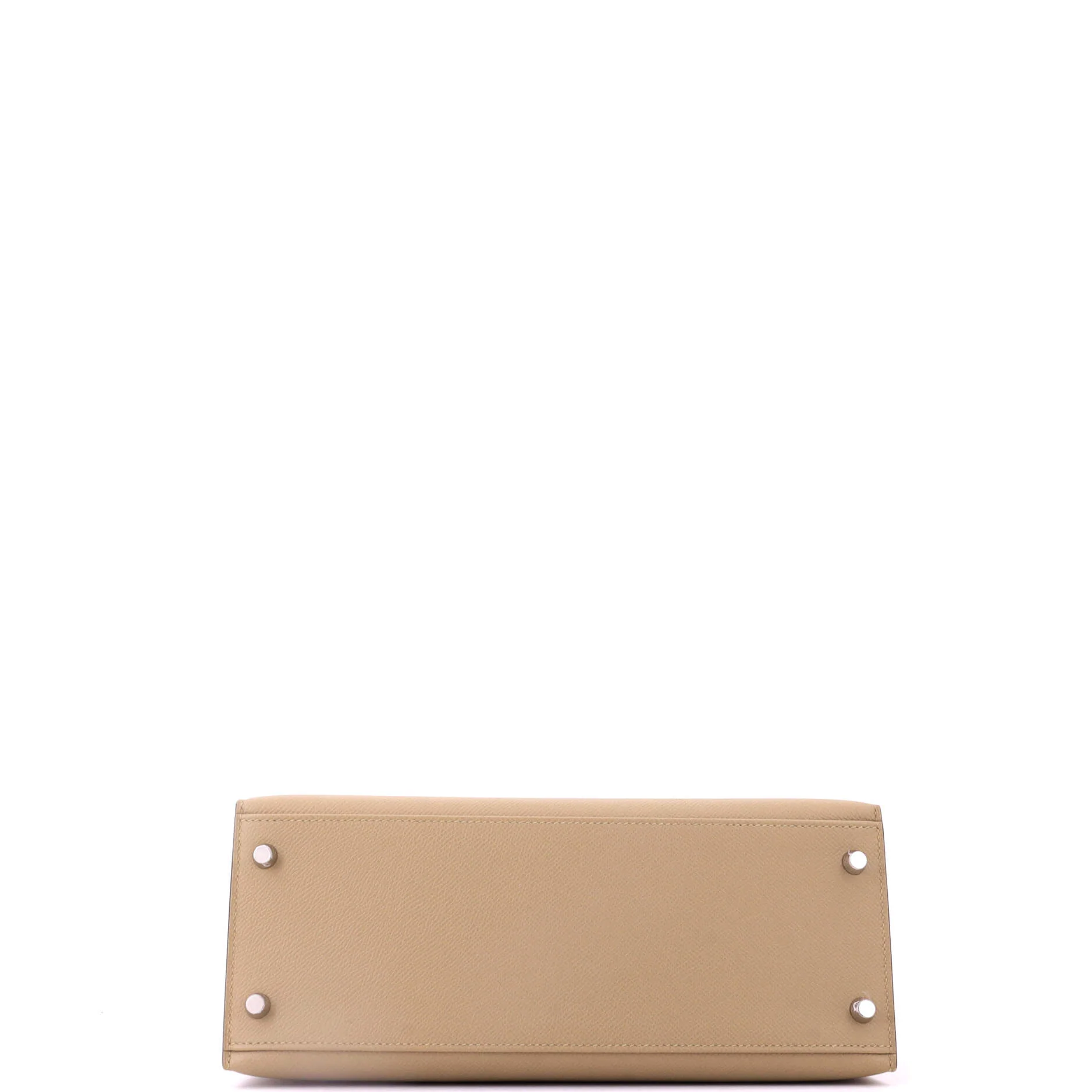 Kelly Handbag Poussiere Epsom with Palladium Hardware 28 - Image 5