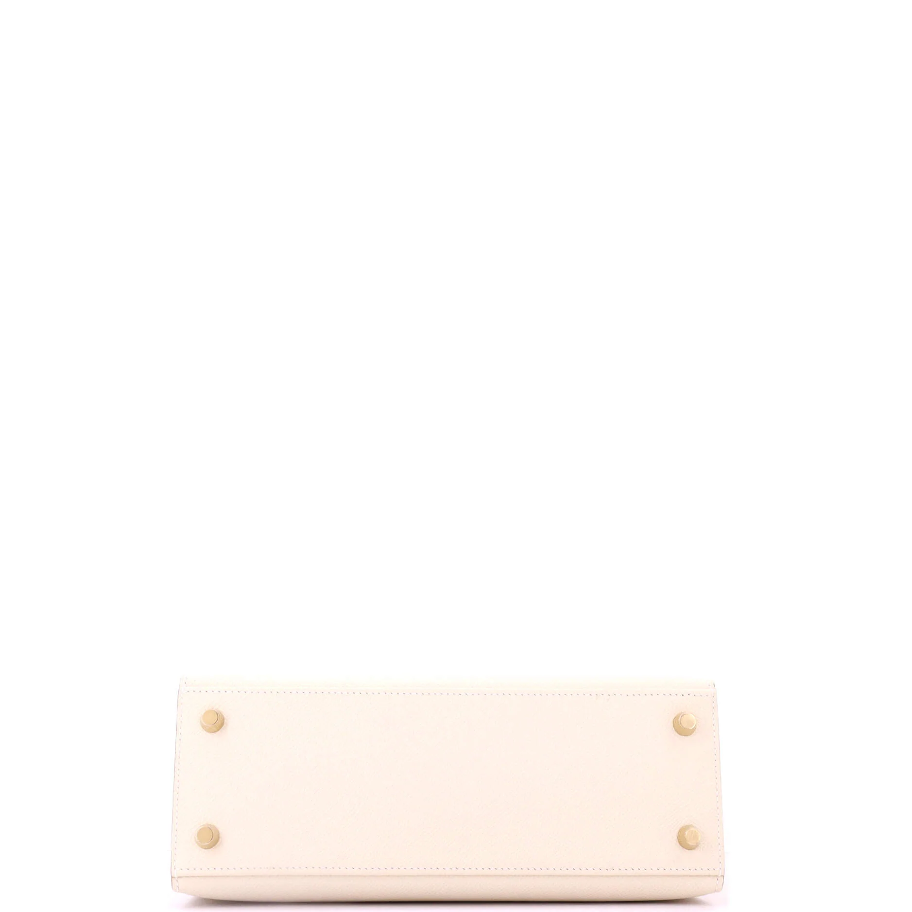 Kelly Handbag Light Epsom with Gold Hardware 25 - Image 4