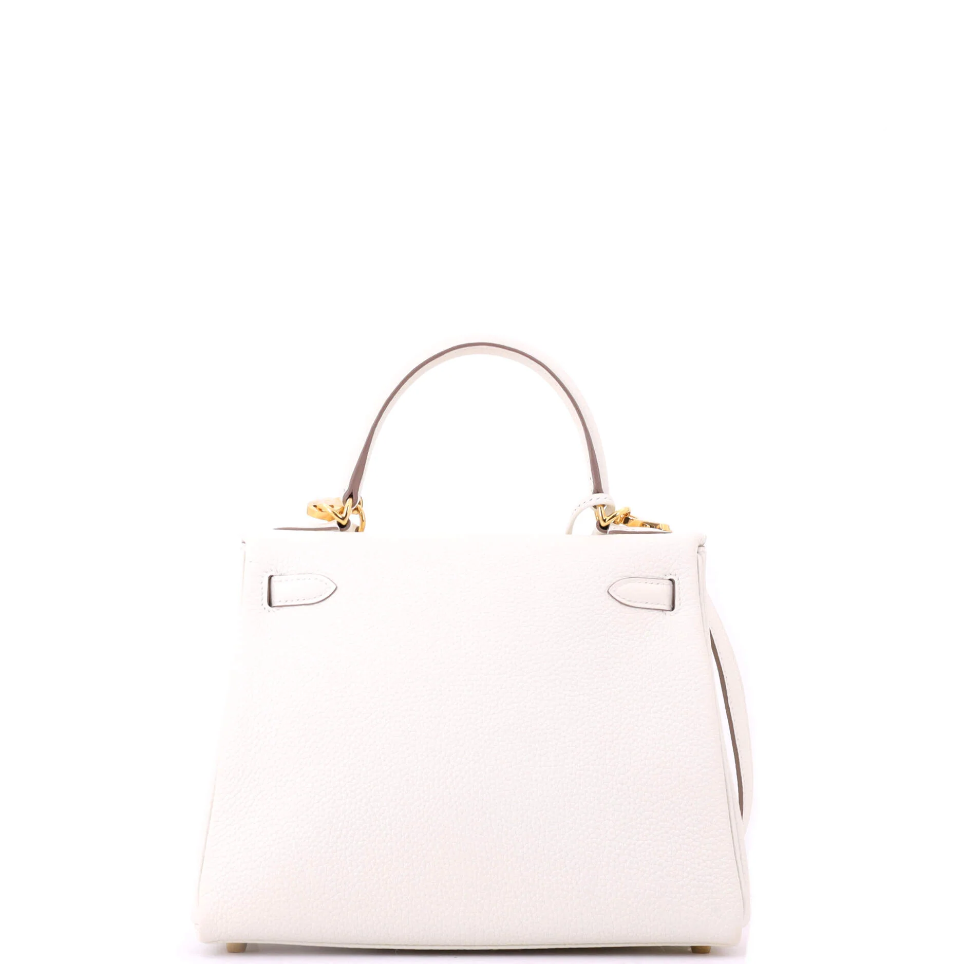 Kelly Handbag Light Togo with Gold Hardware 25 - Image 4