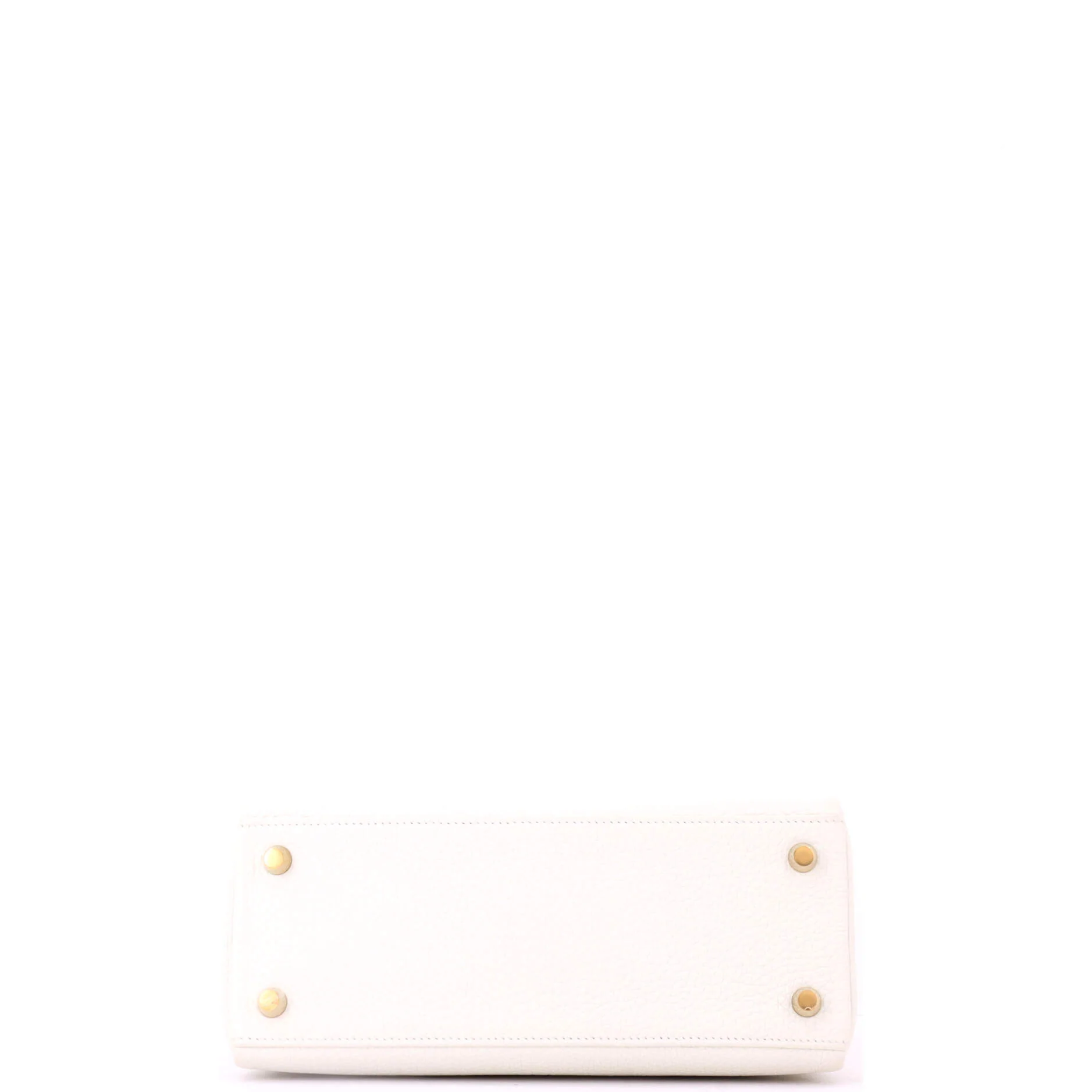 Kelly Handbag Light Togo with Gold Hardware 25 - Image 5
