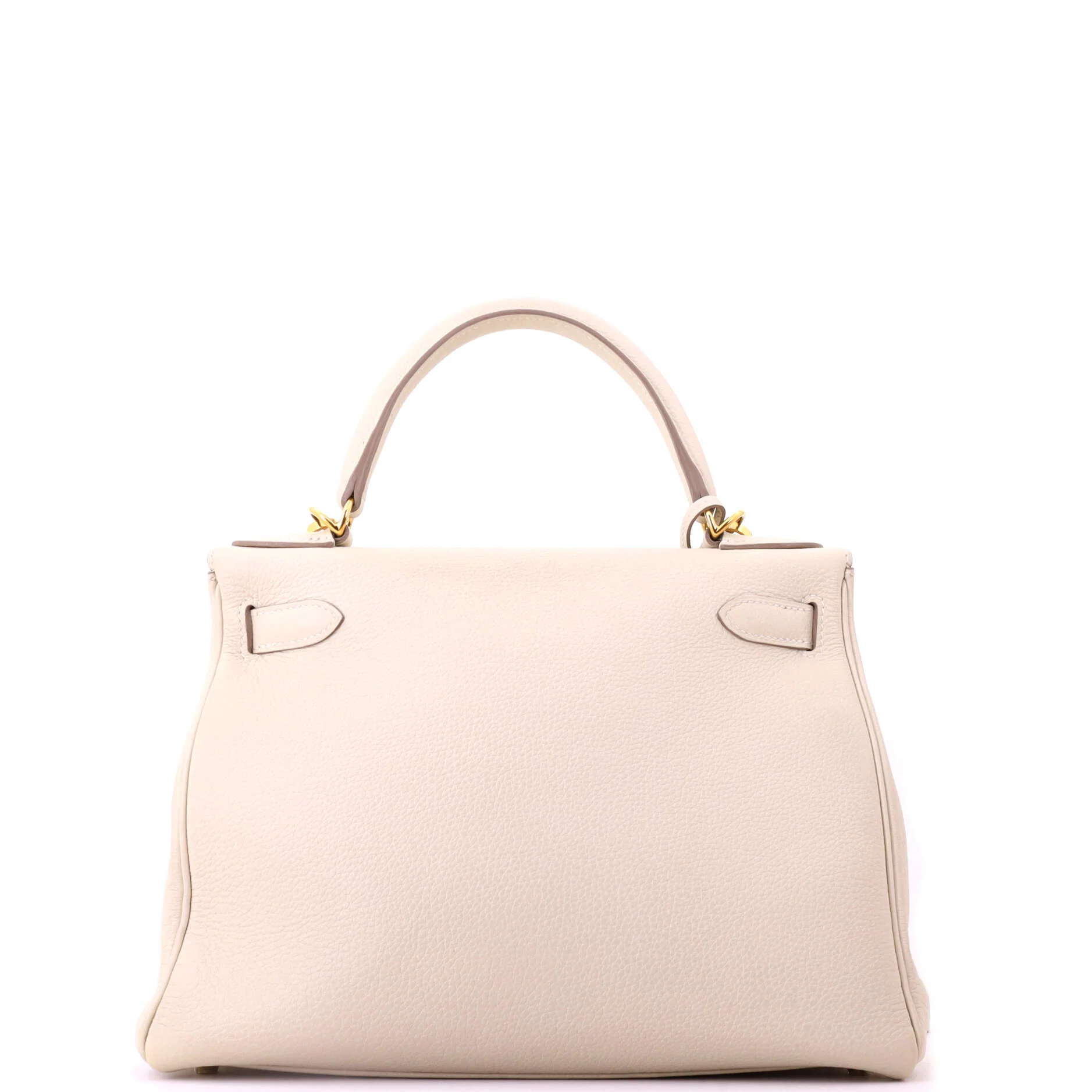Kelly Handbag Light Togo with Gold Hardware 28 - Image 4