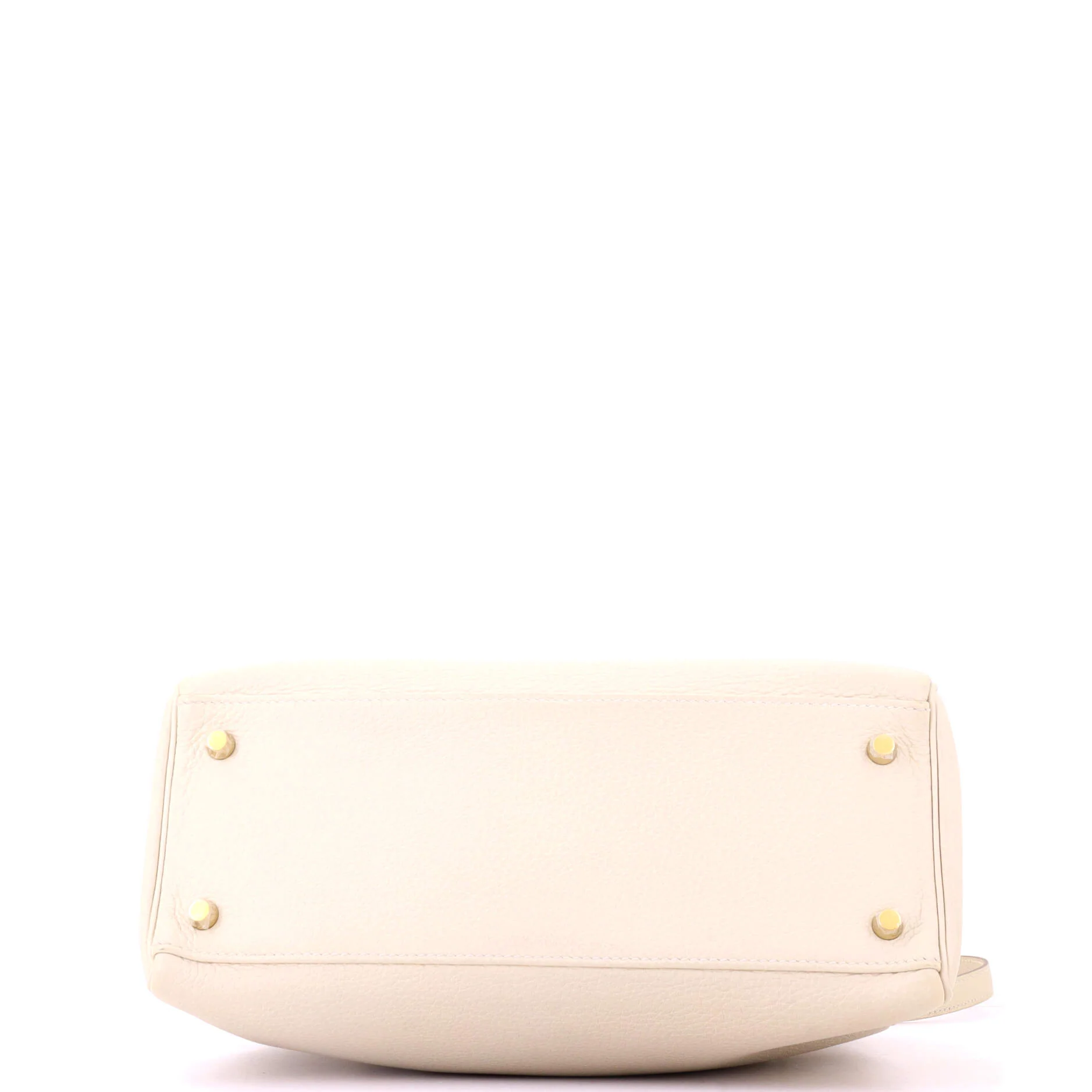 Kelly Handbag Light Togo with Gold Hardware 28 - Image 5