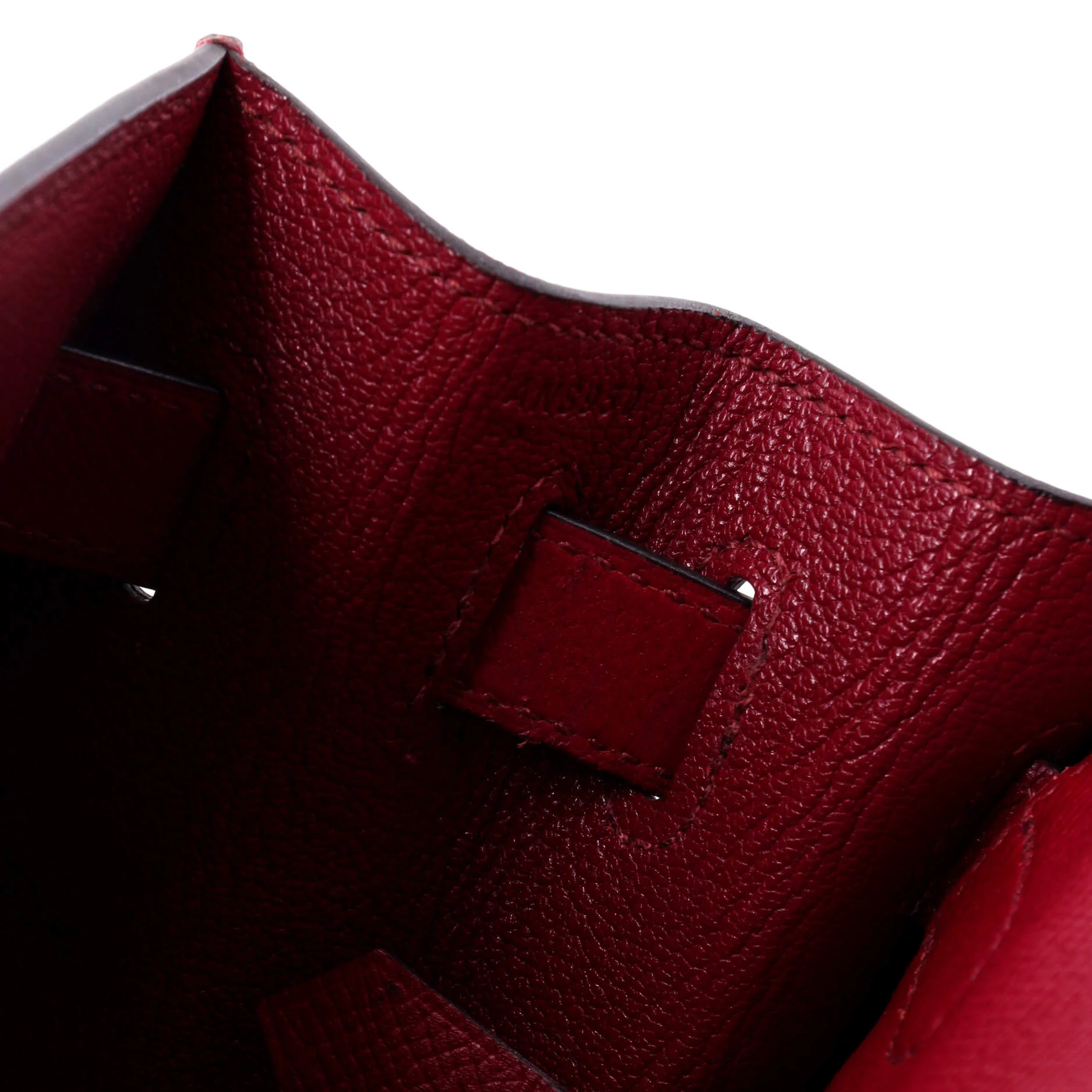 Kelly Handbag Red Epsom with Gold Hardware 32 - Image 7