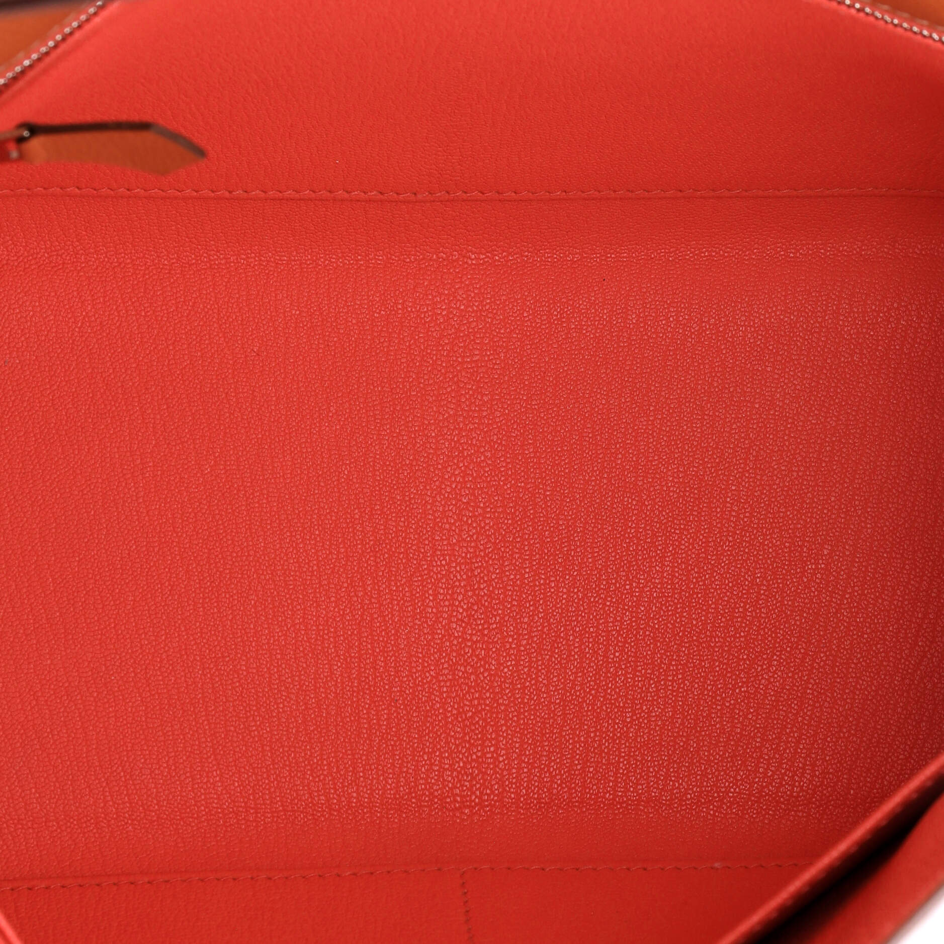 Kelly Handbag Verso Evercolor with Palladium Hardware 28 - Image 7