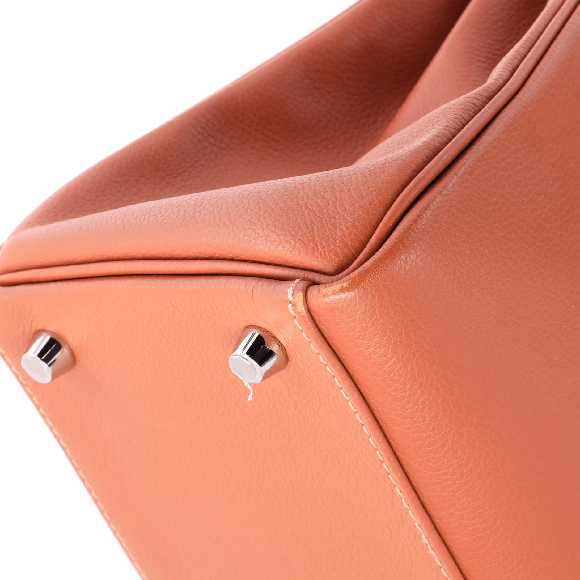 Kelly Handbag Verso Evercolor with Palladium Hardware 28 - Image 8