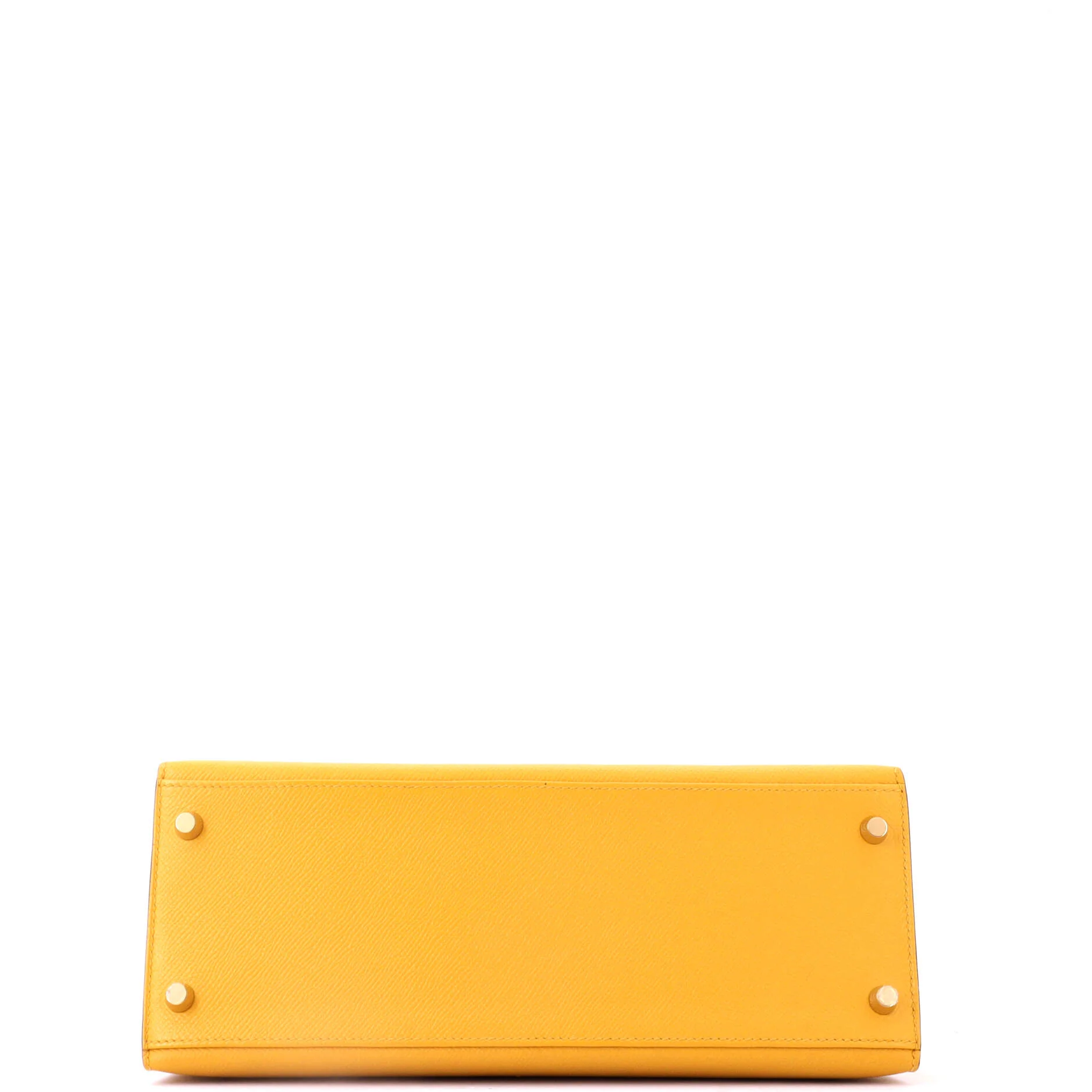 Kelly Handbag Jaune Ambre Epsom with Gold Hardware 28 - Image 5