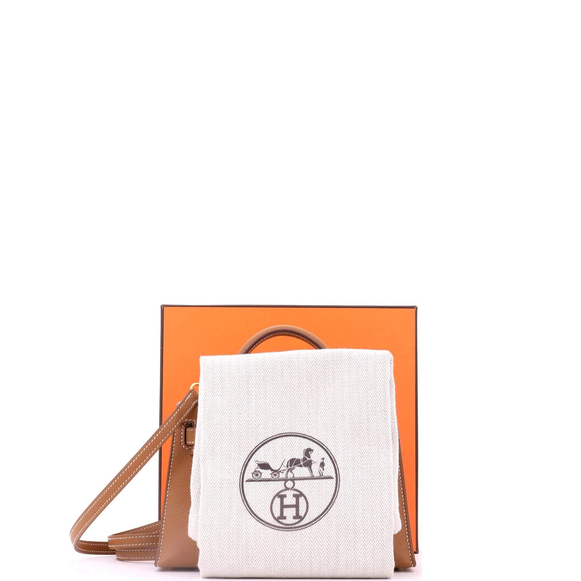 Kelly Mini II Bag Gold Epsom with Gold Hardware 20 - Image 2