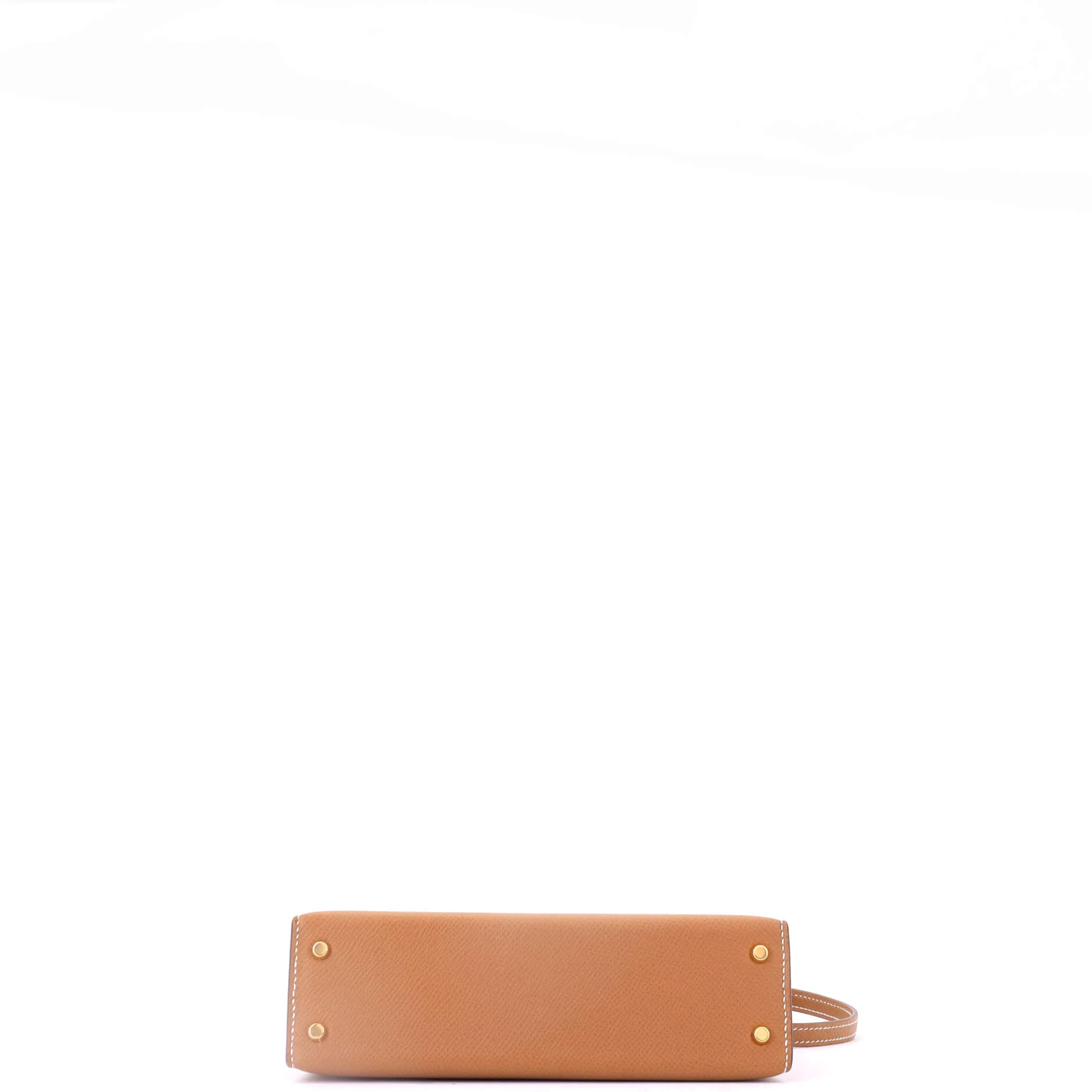 Kelly Mini II Bag Gold Epsom with Gold Hardware 20 - Image 5