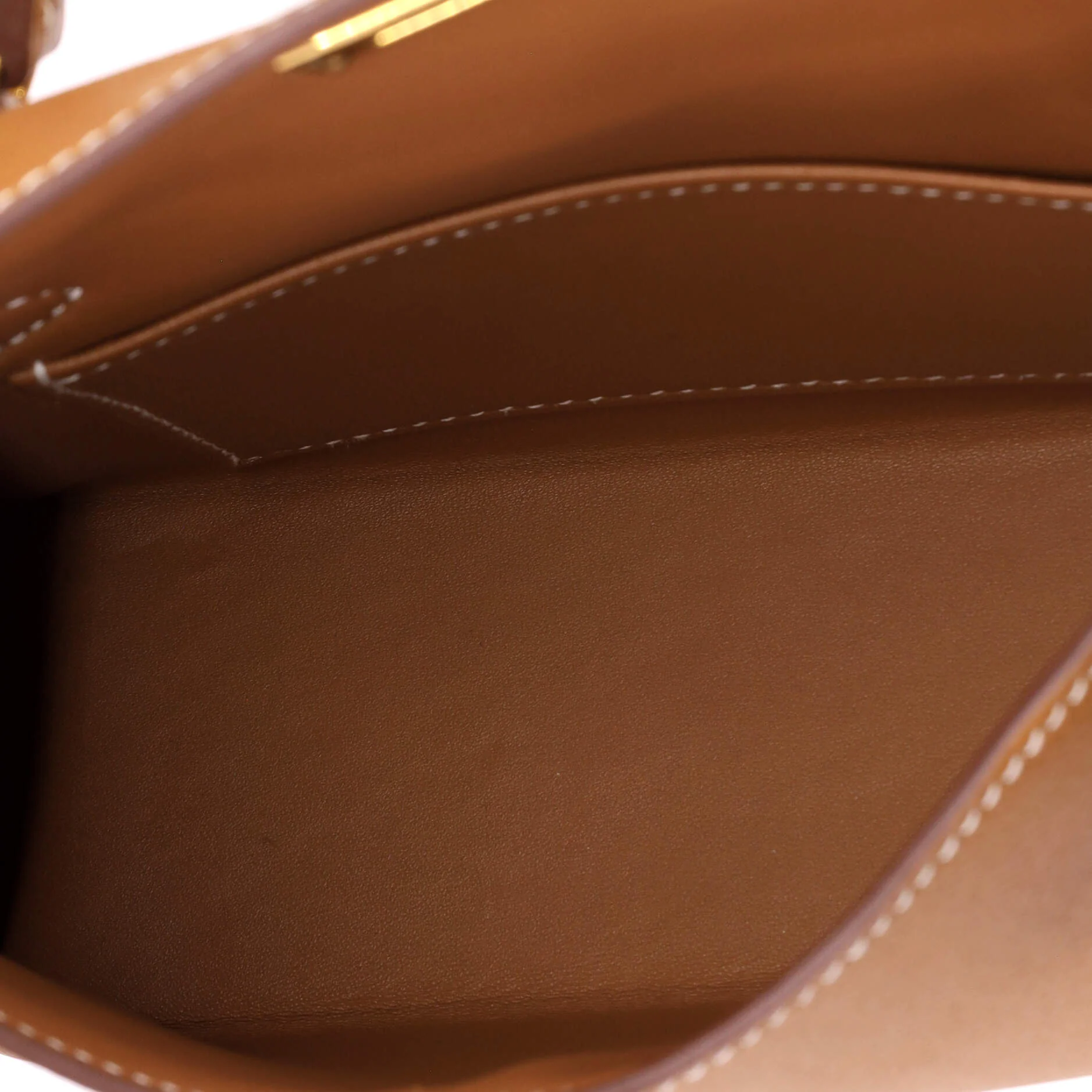 Kelly Mini II Bag Gold Epsom with Gold Hardware 20 - Image 6