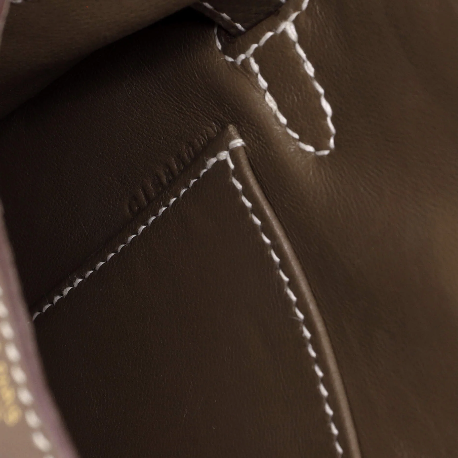 Kelly Mini II Bag Grey Epsom with Gold Hardware 20 - Image 8
