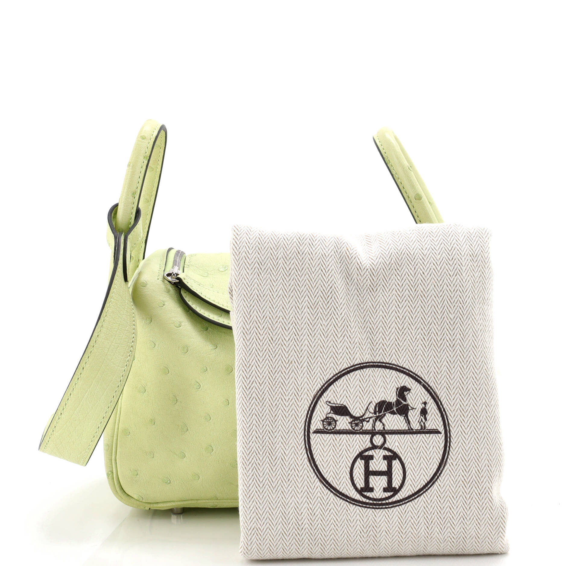 Lindy Bag Verso Ostrich Mini - Image 2