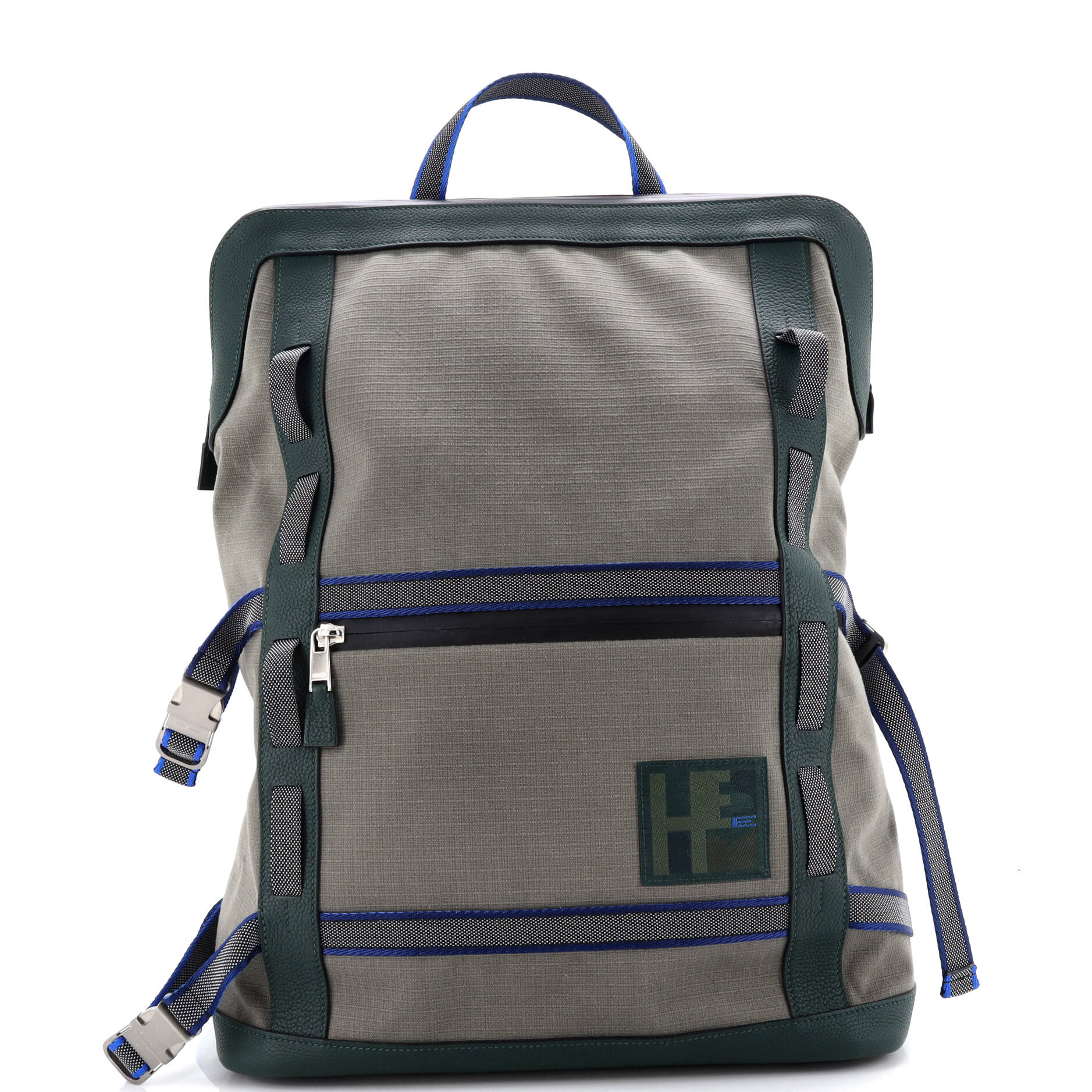 Off Piste Backpack Toile with Leather