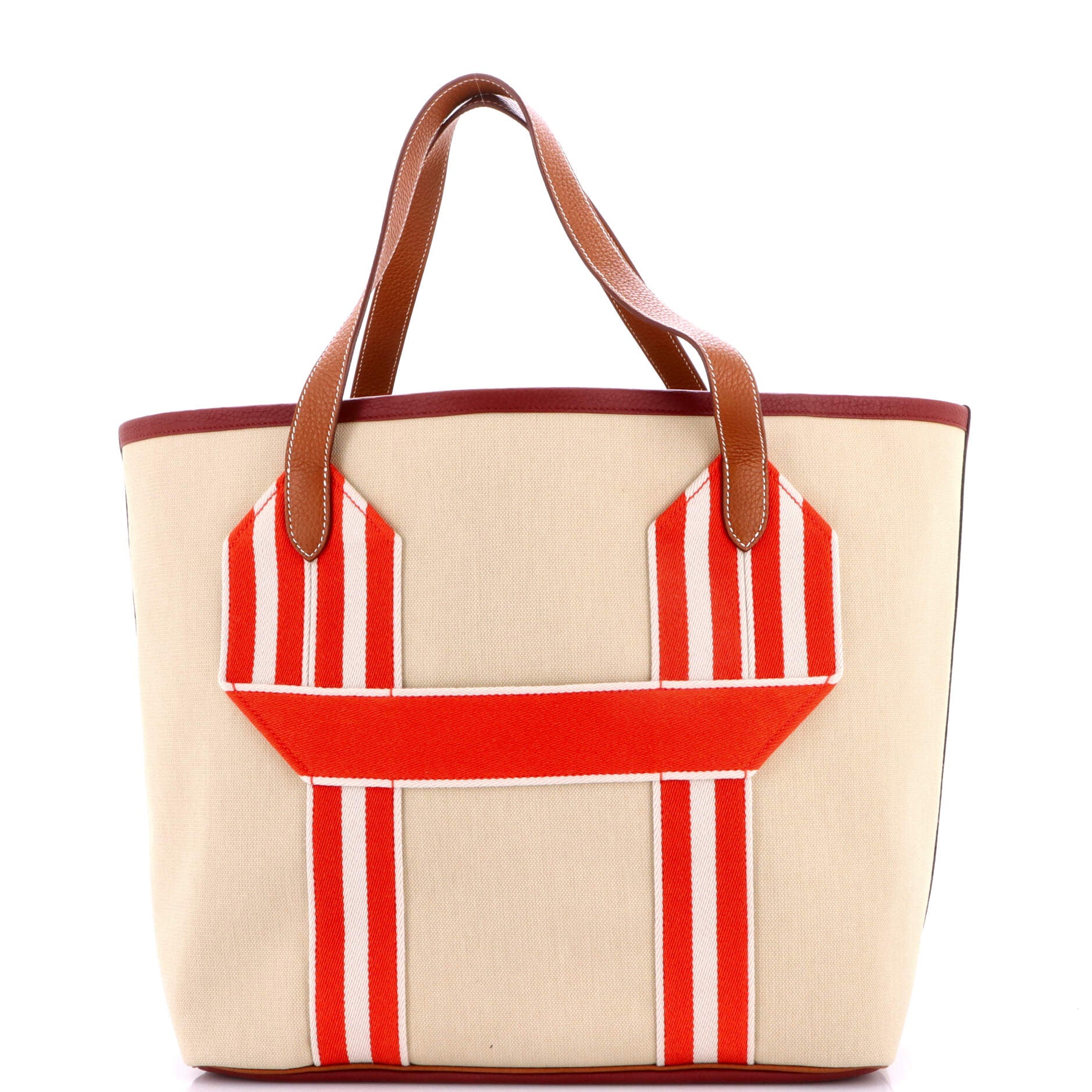 Pursangle Tote Canvas with Leather