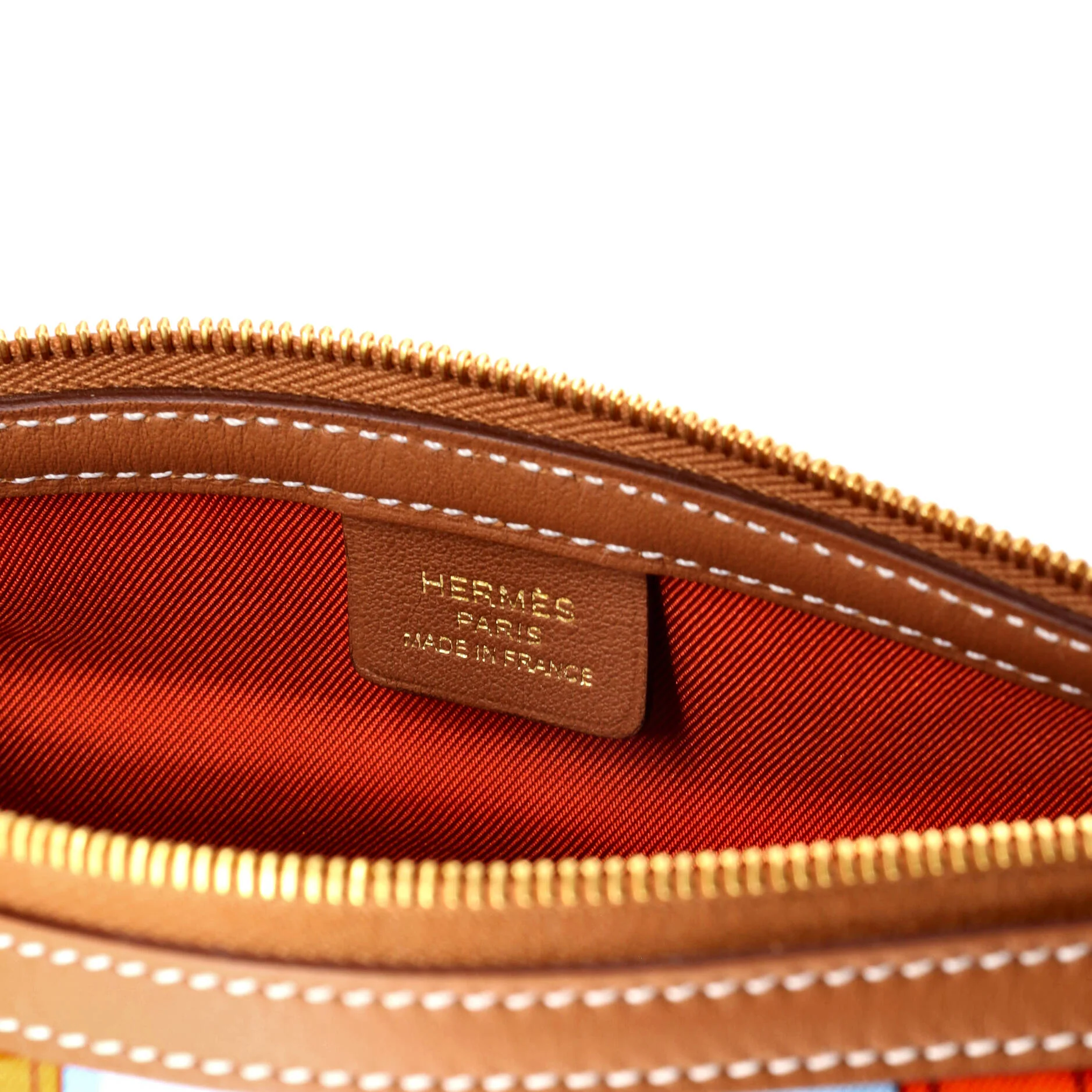Sursoie To Go Pouch Printed Silk and Leather - Image 6