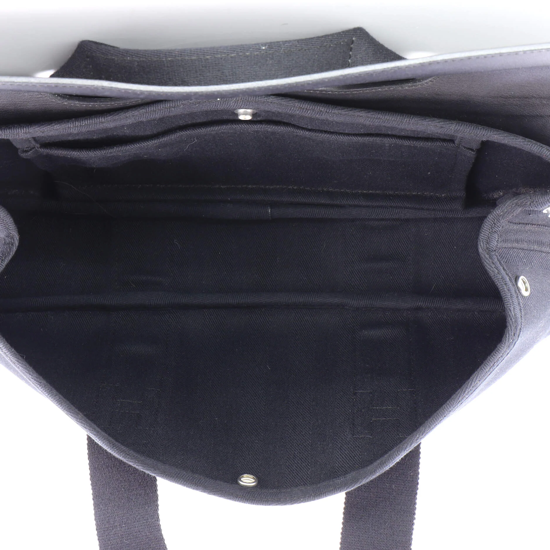 Valparaiso East West Bag Toile and Leather PM - Image 5