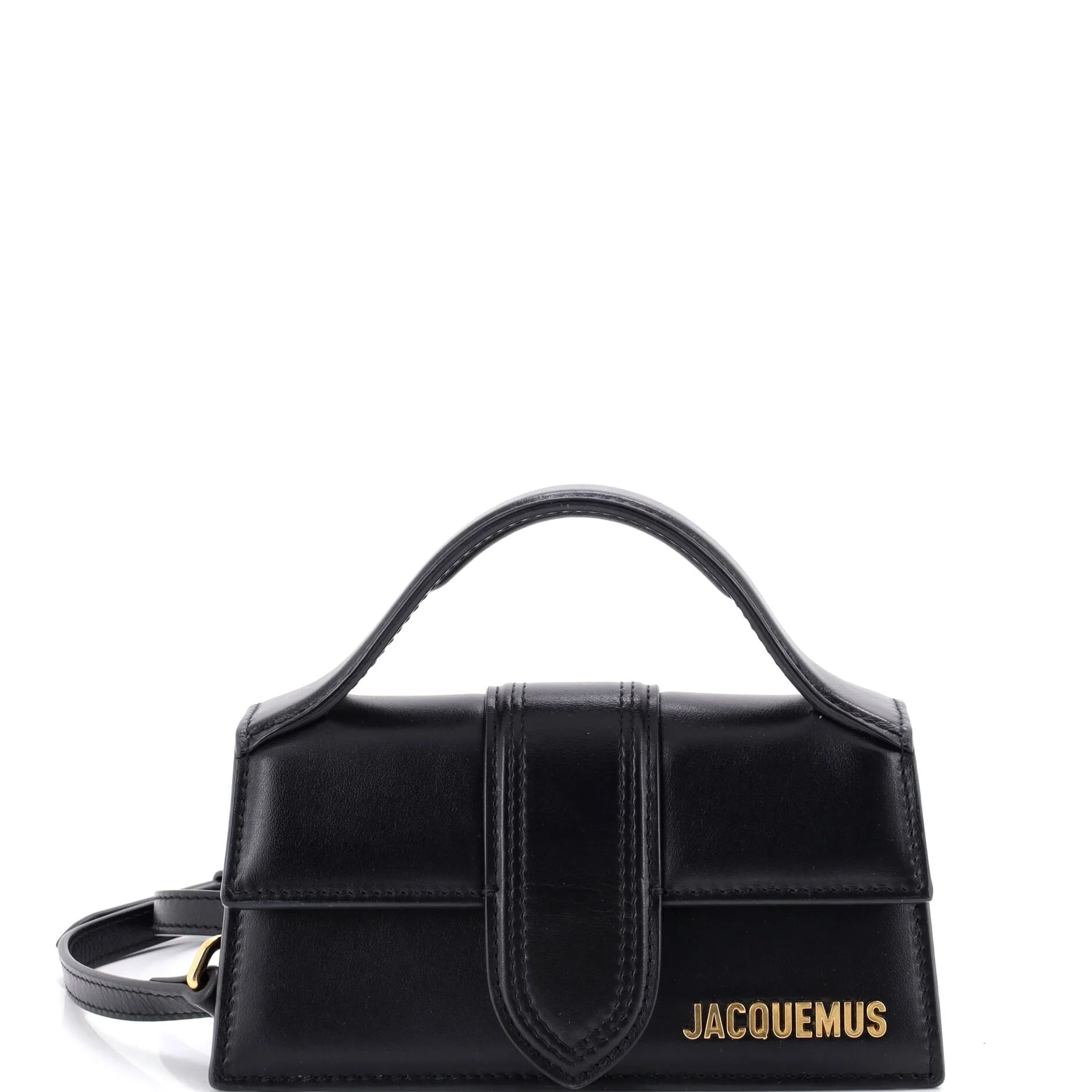 Le Bambino Top Handle Flap Bag Leather