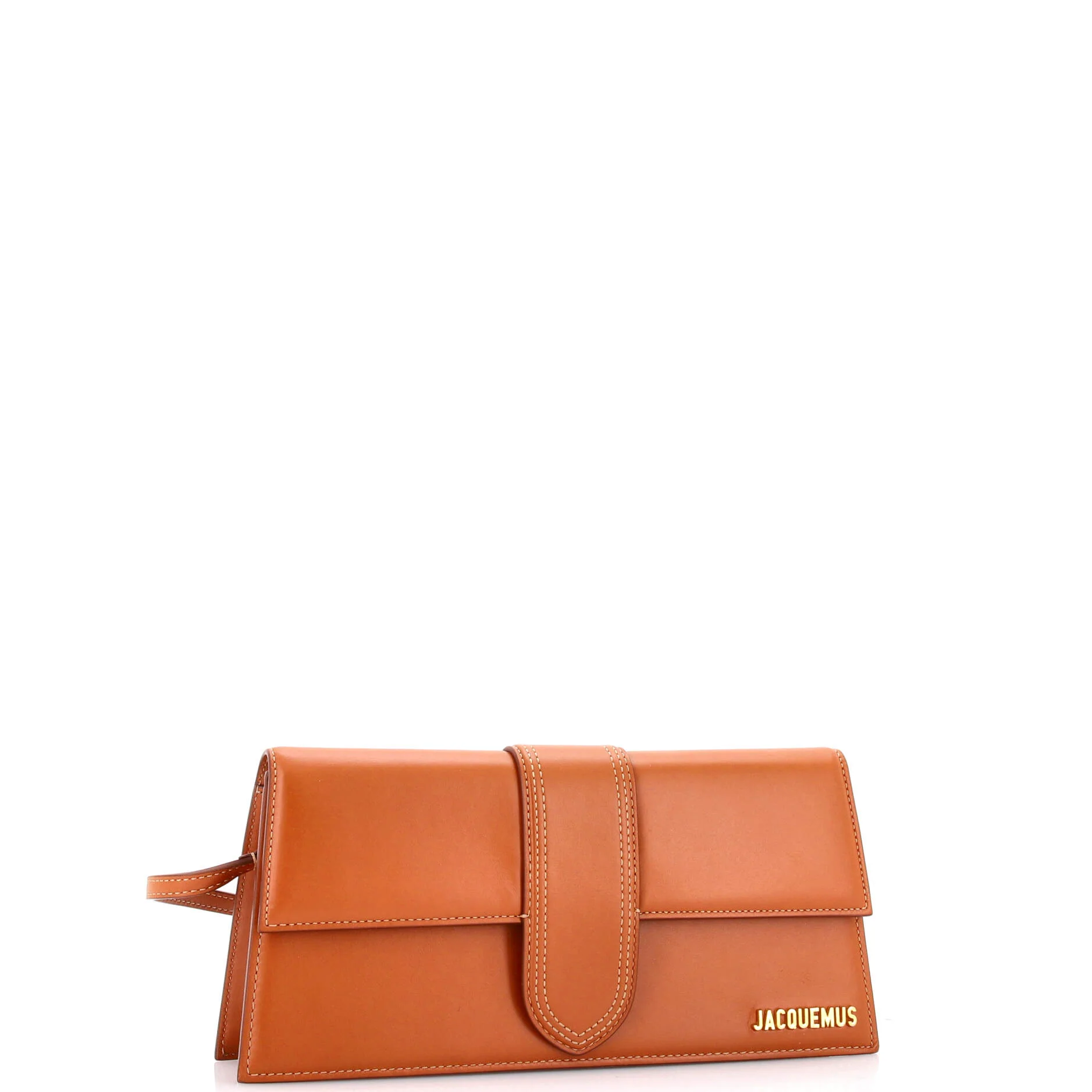 Le Bambino Top Handle Flap Bag Leather Long - Image 2
