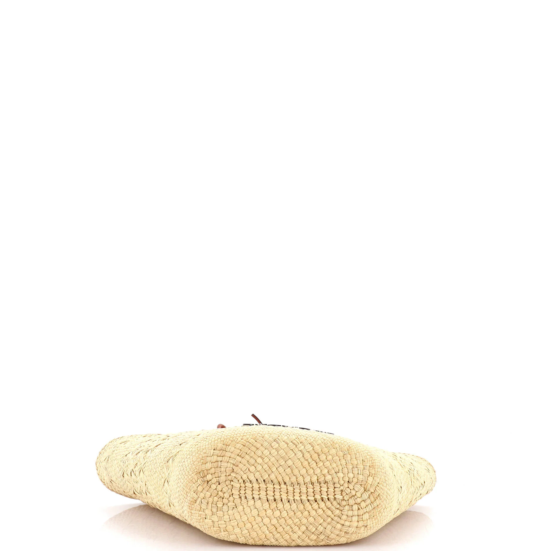 Anagram Basket Tote Woven Raffia Medium - Image 4
