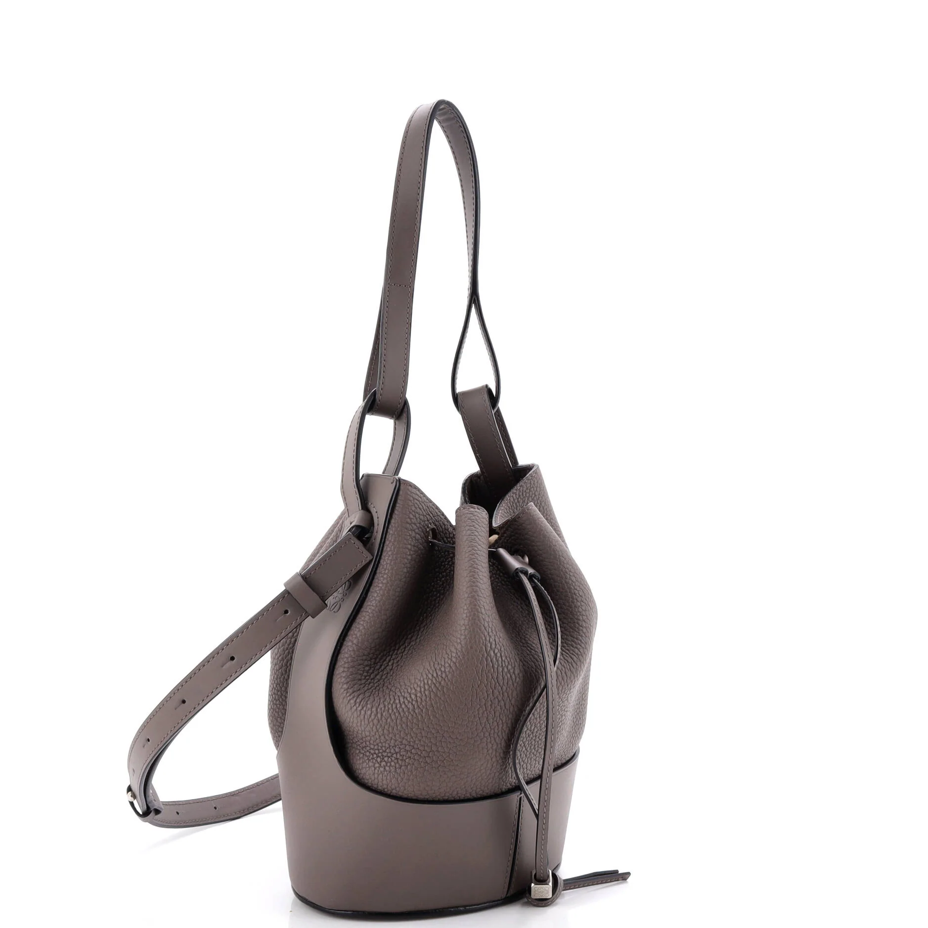 Balloon Bucket Bag Leather Small - Image 2