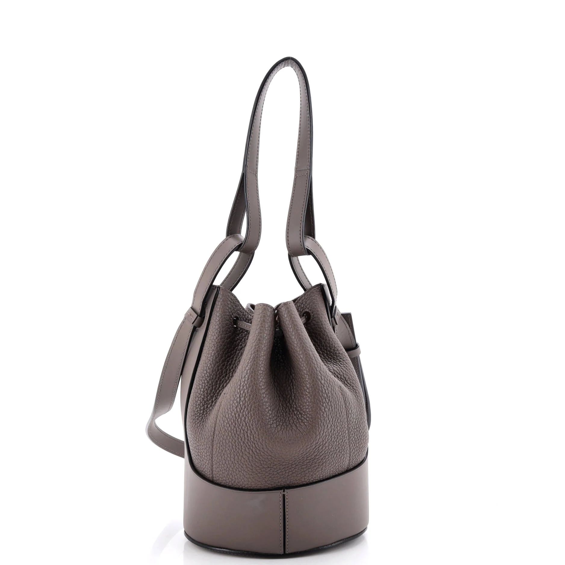 Balloon Bucket Bag Leather Small - Image 3