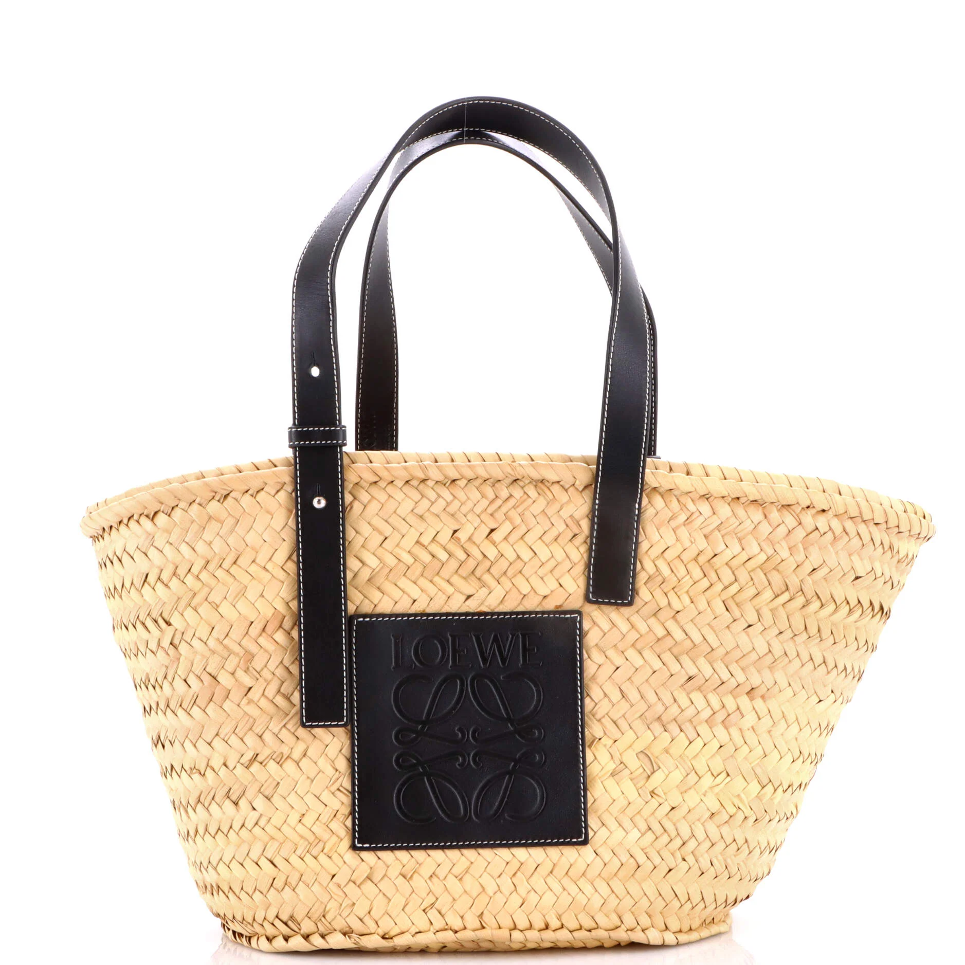 Basket Tote Raffia Medium