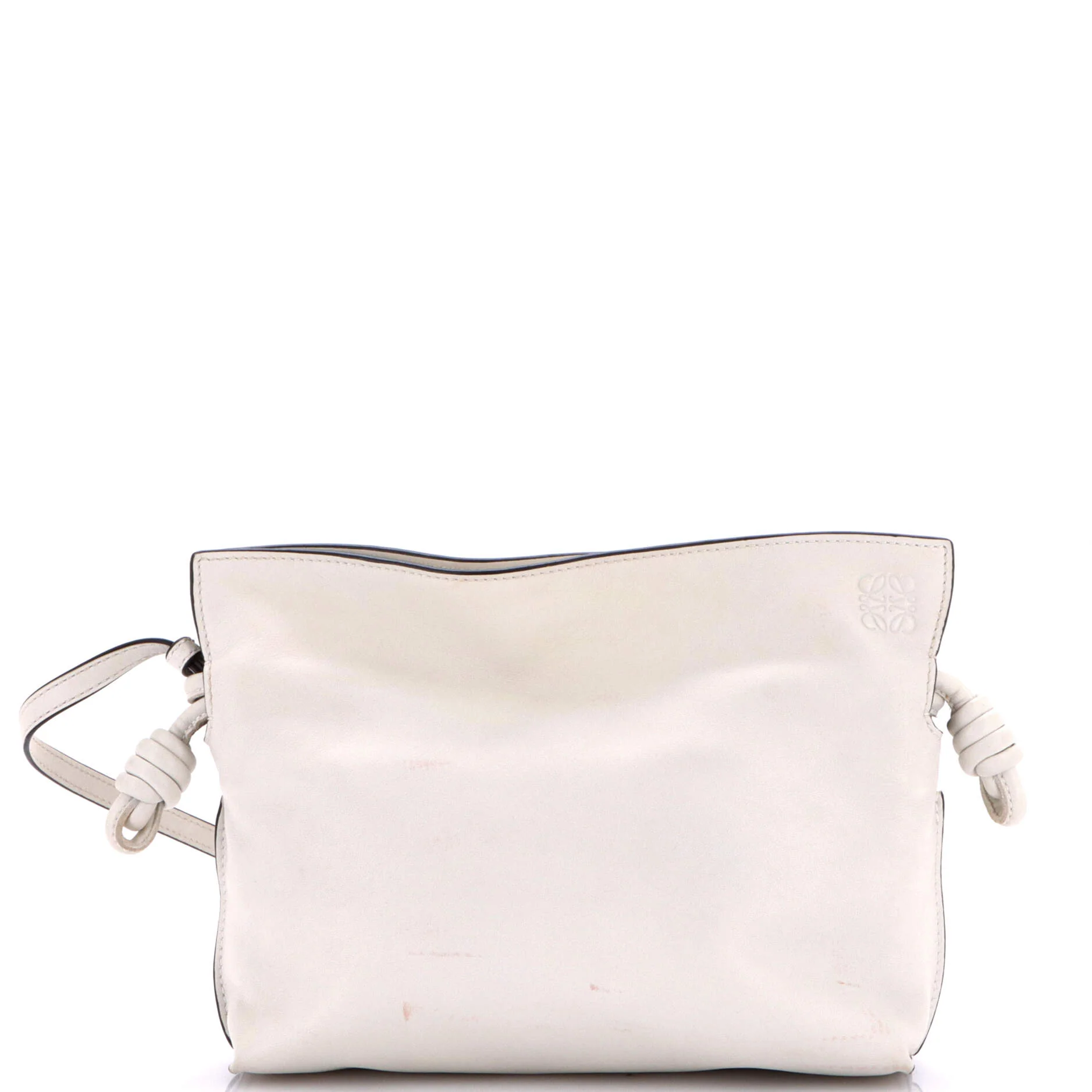 Flamenco Knot Clutch Leather Mini