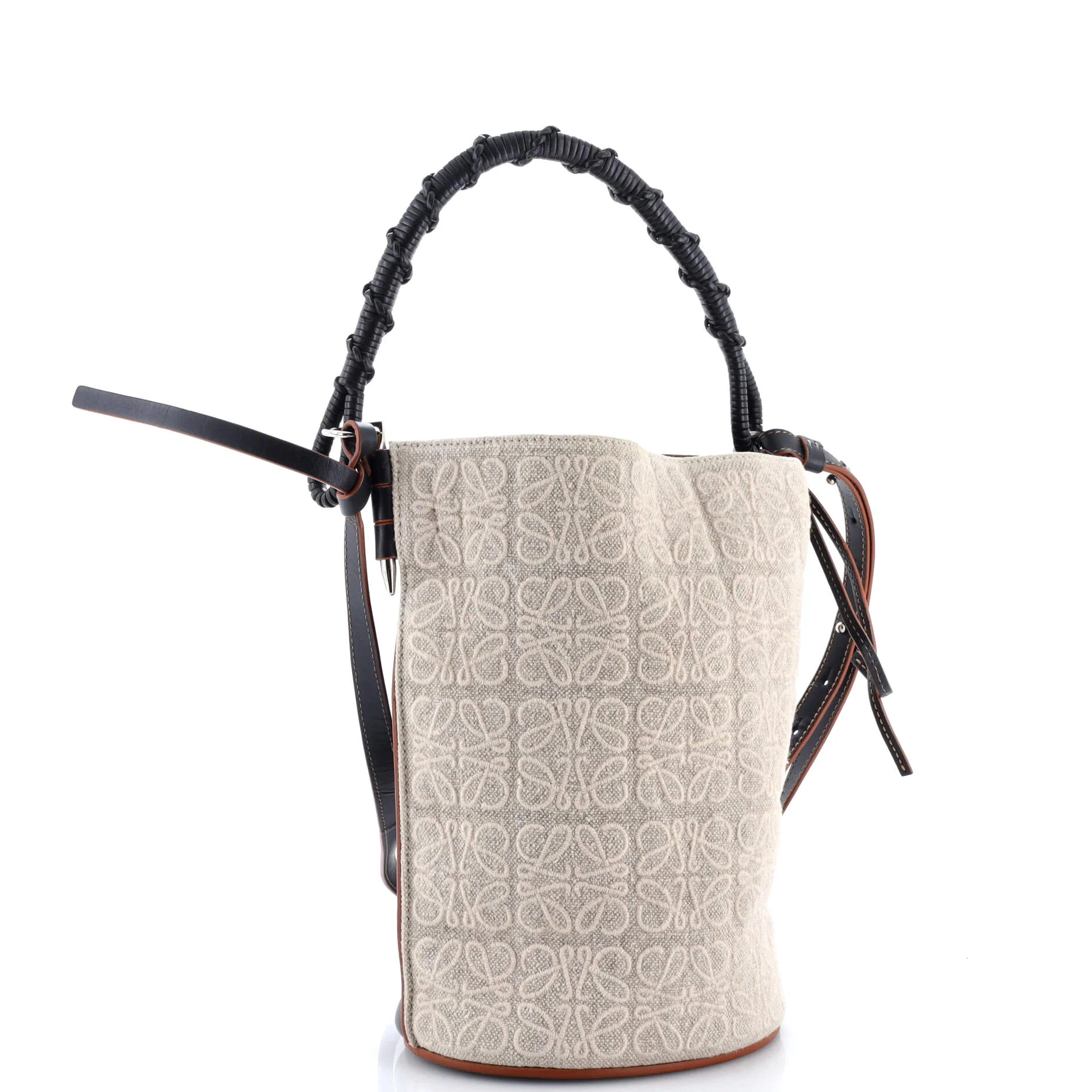 Gate Bucket Bag Anagram Jacquard Canvas Medium - Image 2