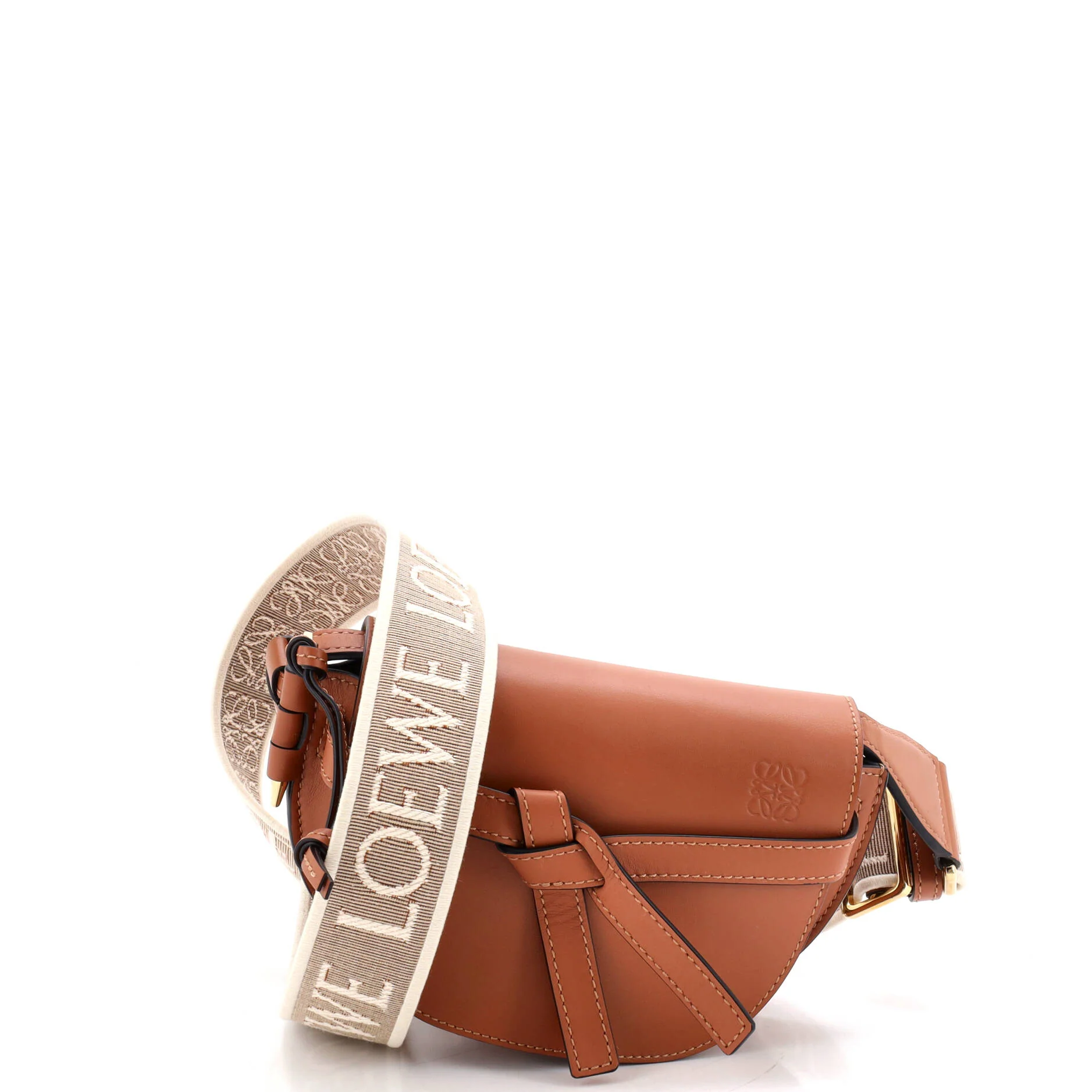 Gate Dual Shoulder Bag Leather Mini
