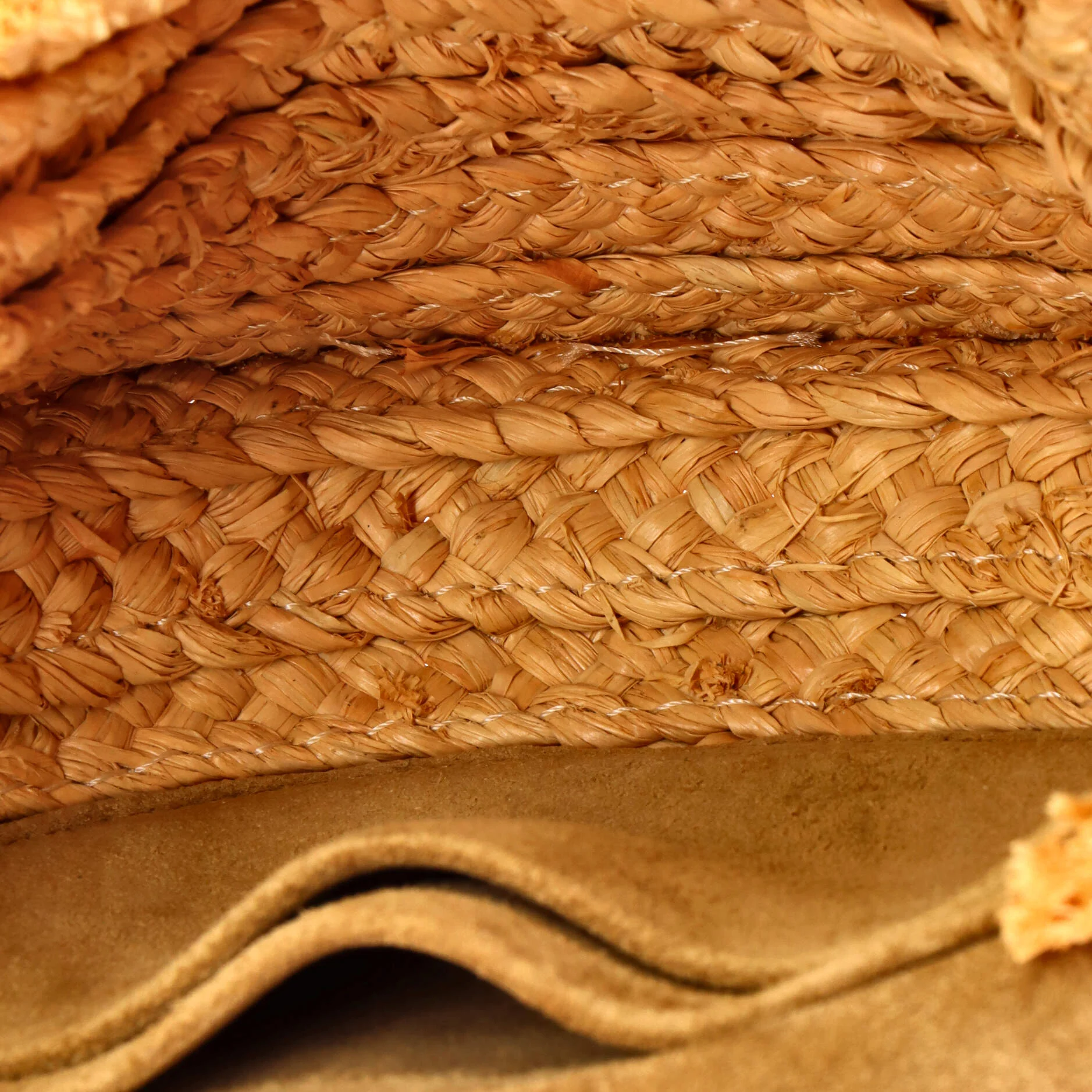 Gate Leather Shoulder Leather with Raffia Mini - Image 5