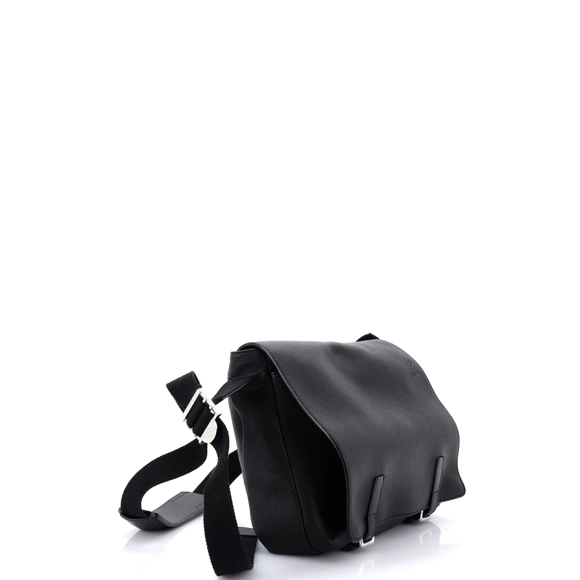 Military Messenger Bag Leather Medium - Image 2