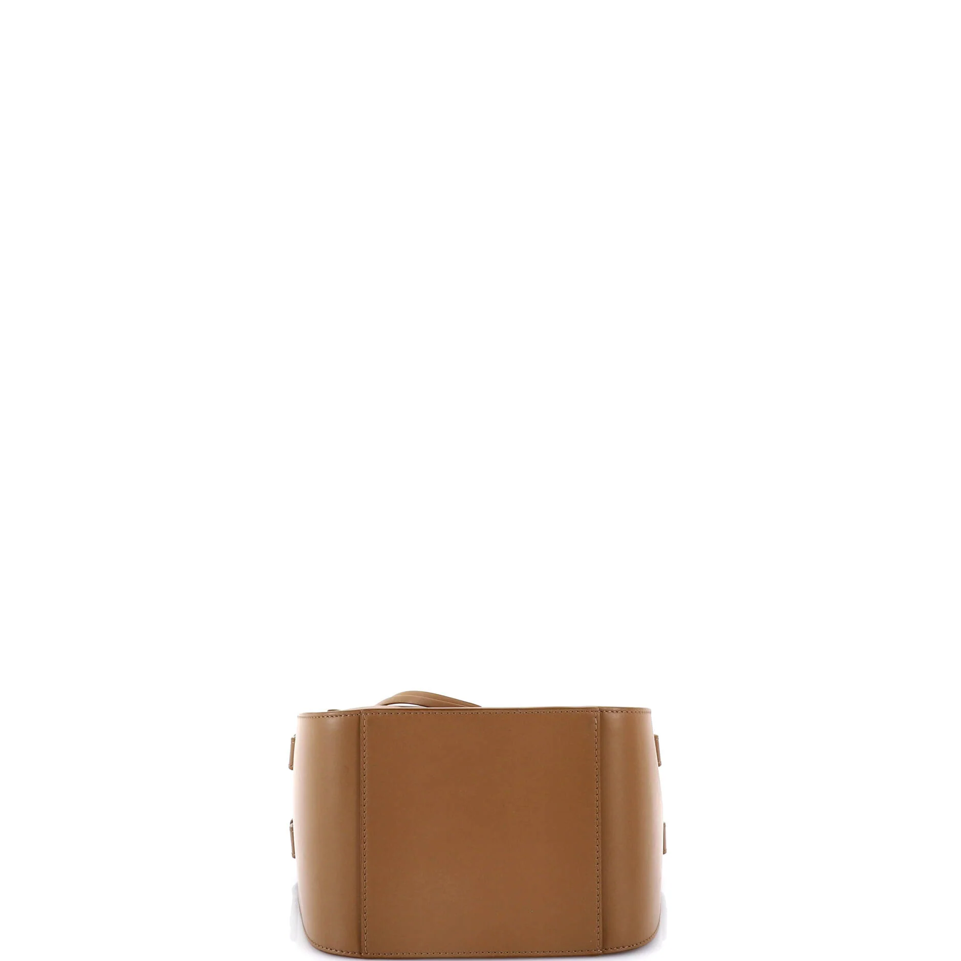 Monochrome Hammock Bag Leather with Logo Jacquard Strap Compact - Image 4