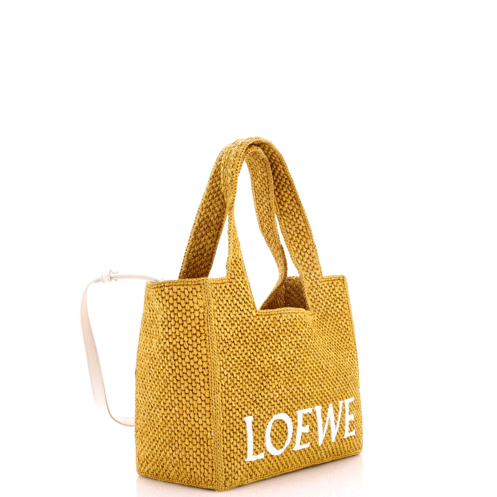 Paula's Ibiza Logo Convertible Tote Raffia Medium - Image 2